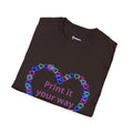Heart Rose T-Shirt - Print It Your Way - Floral Graphic Tee