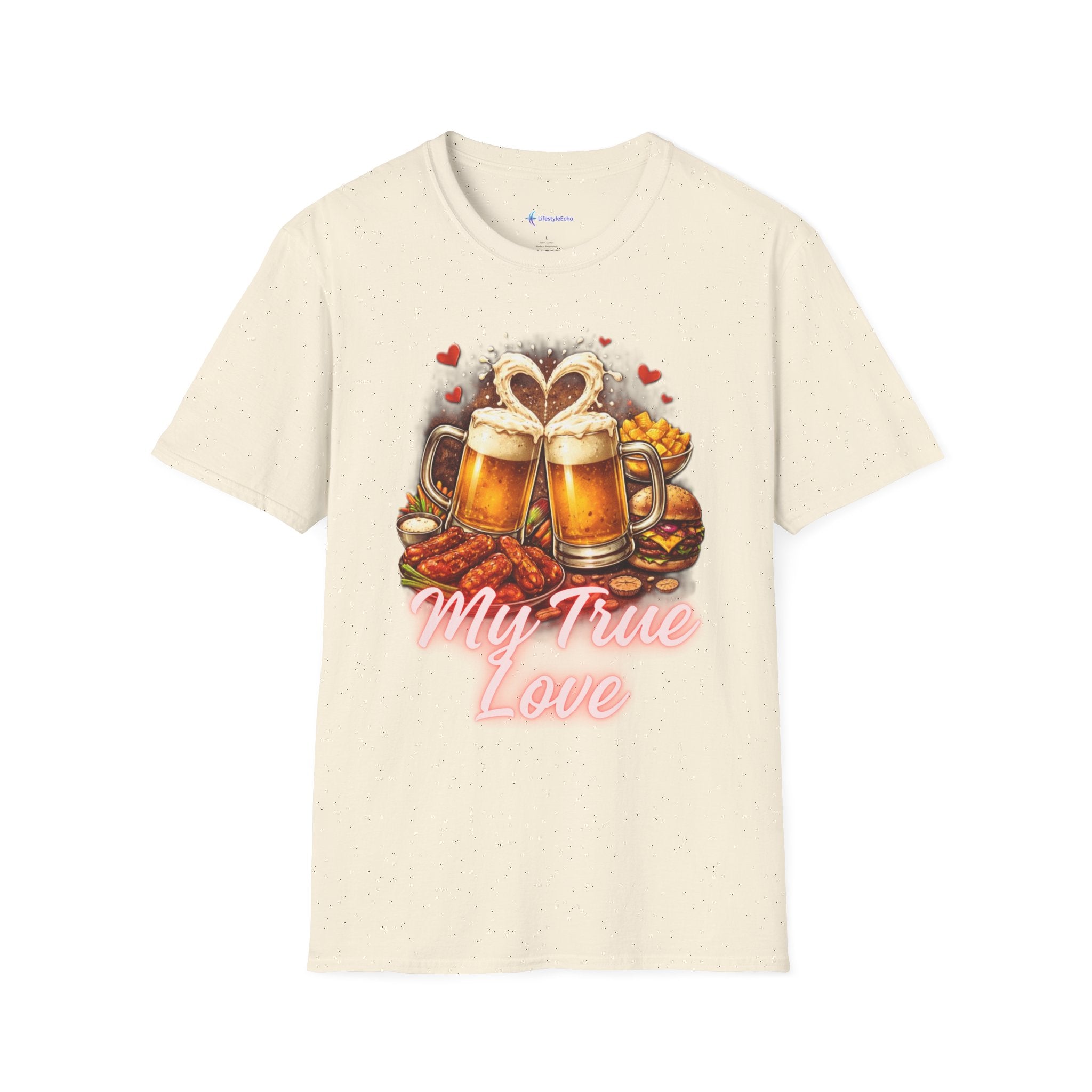 Food & Beer Valentine's T-Shirt - My One True Love