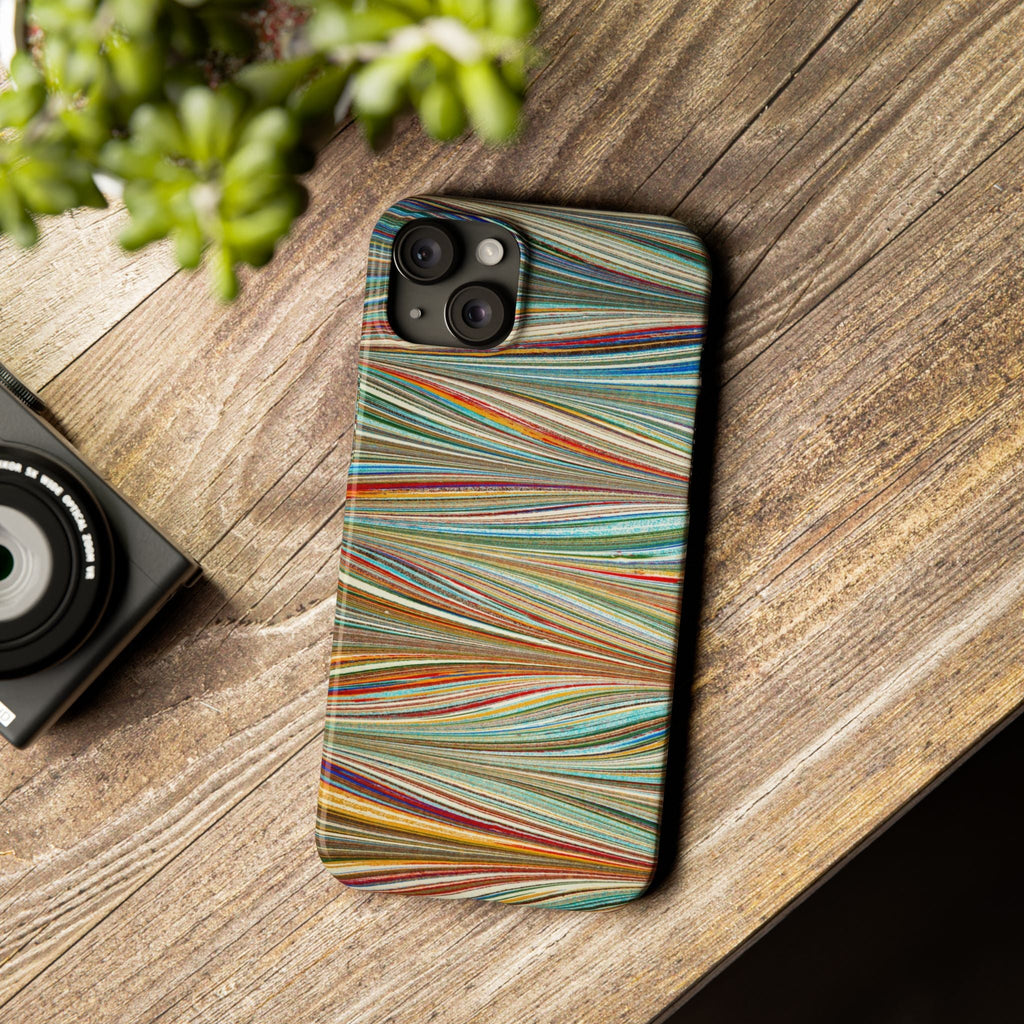 Florentine Multi-Colored Marbled Phone Case