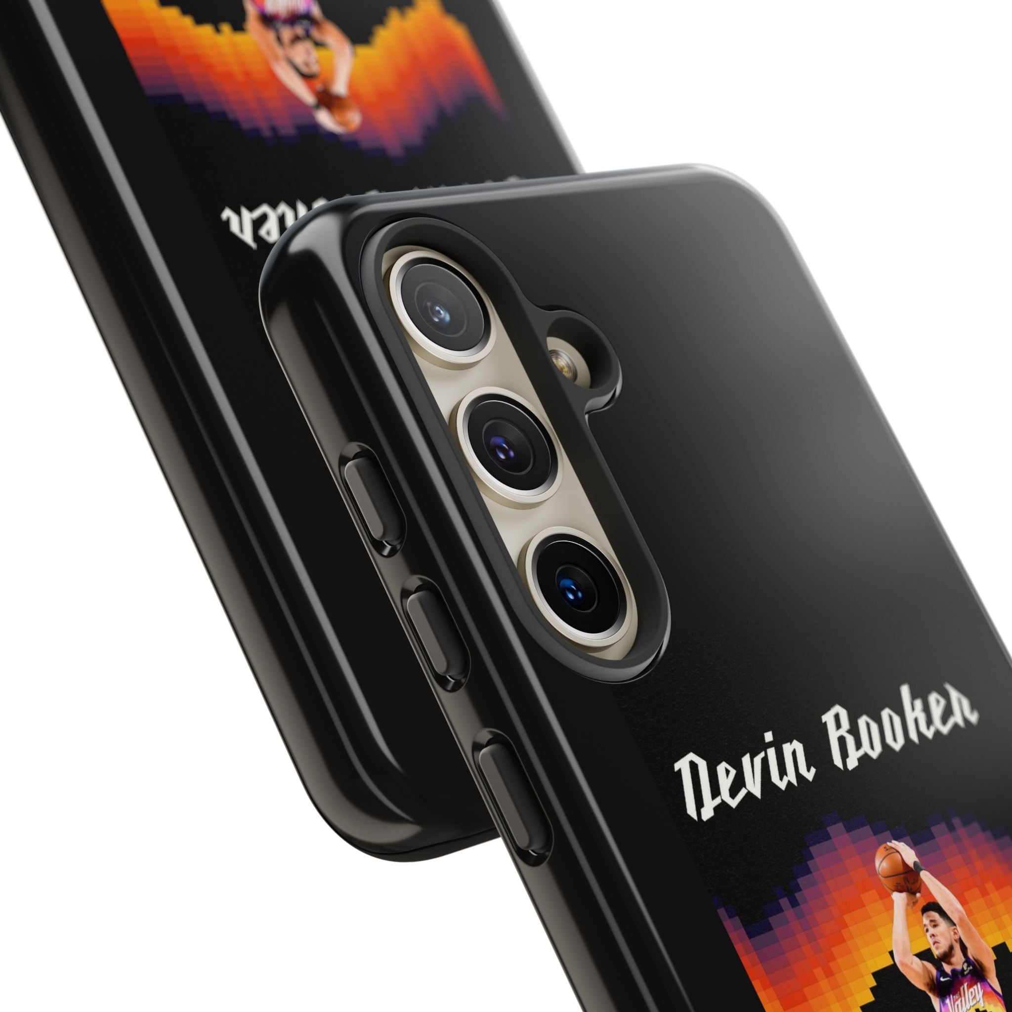 Devin Booker Precision Blaze Series – Dual-Layer ShockGuard Protection | Fits iPhone 8–16 Pro Max & Samsung Galaxy S10–S25 Ultra