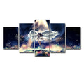 5 Board Wall Art Little Angel Firefly Lullaby Home Decoration Painting