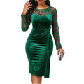 Sexy Pencil Skirt Dress Mid Skirt Back Zipper