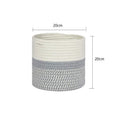 Modern Woven Indoor Plant Storage Basket Flower Basket