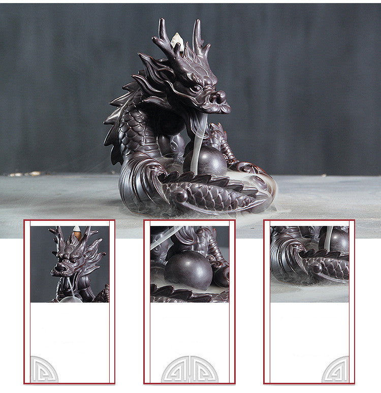 Creative Back Flow Incense Burner Smoke Will Back Flow Buddhist Supplies Incense Burner Creative Gifts
