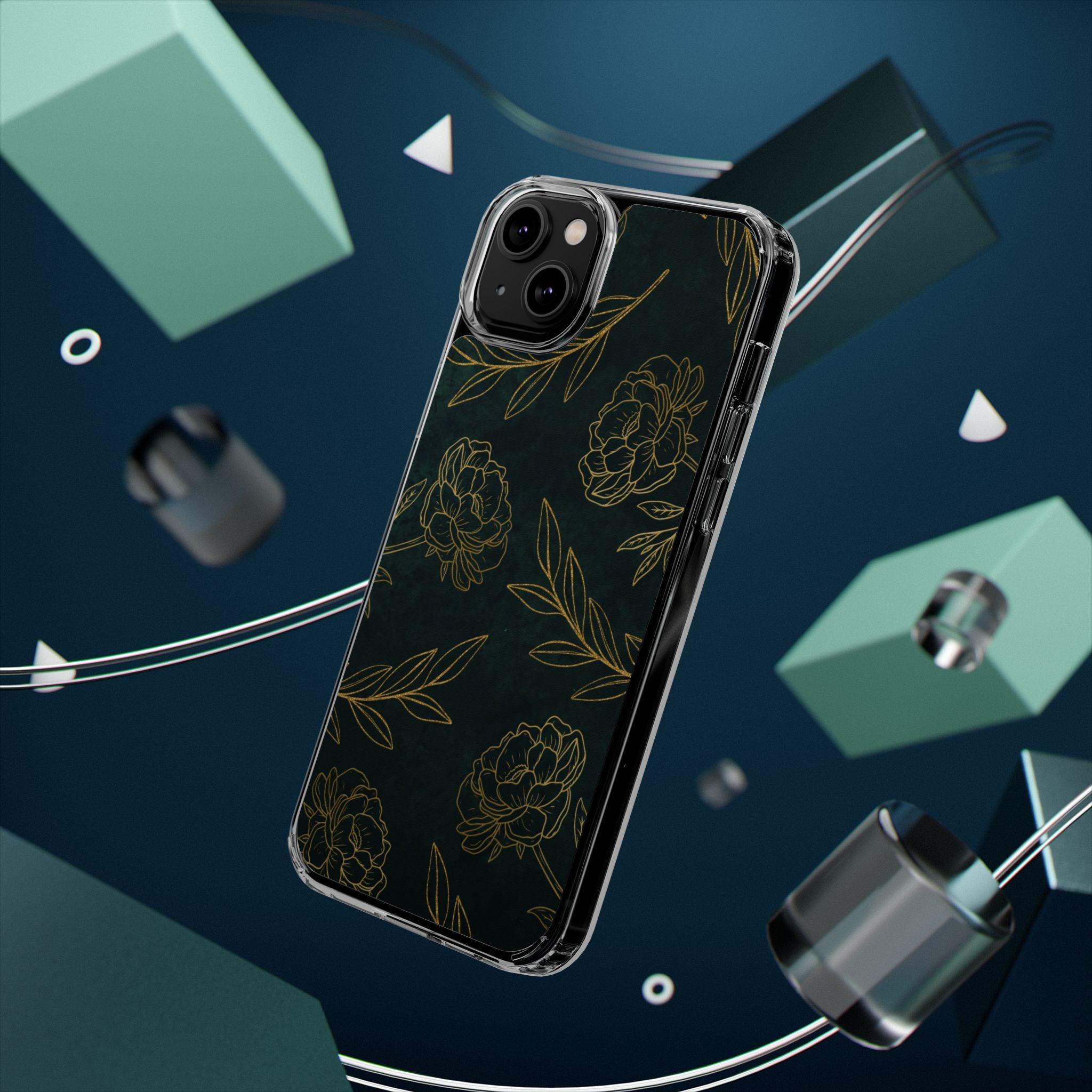 Floral Pattern Clear Cases