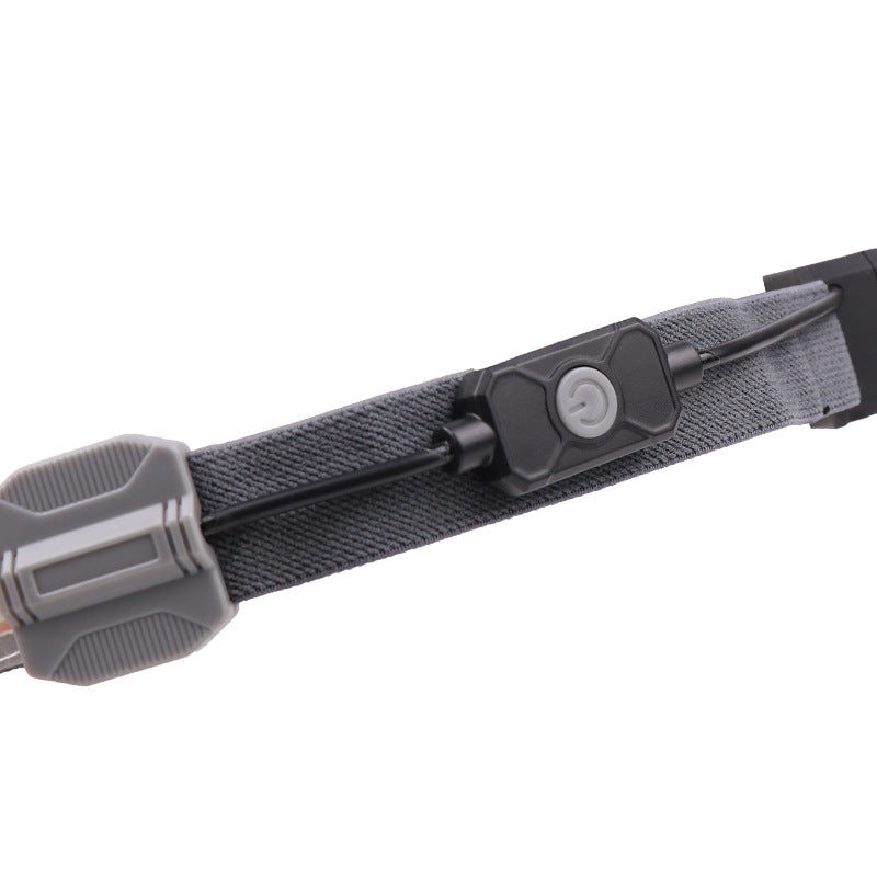 COB LED Red Light Headlight Portable Headlight Red Light Warning Strong Light Headlight