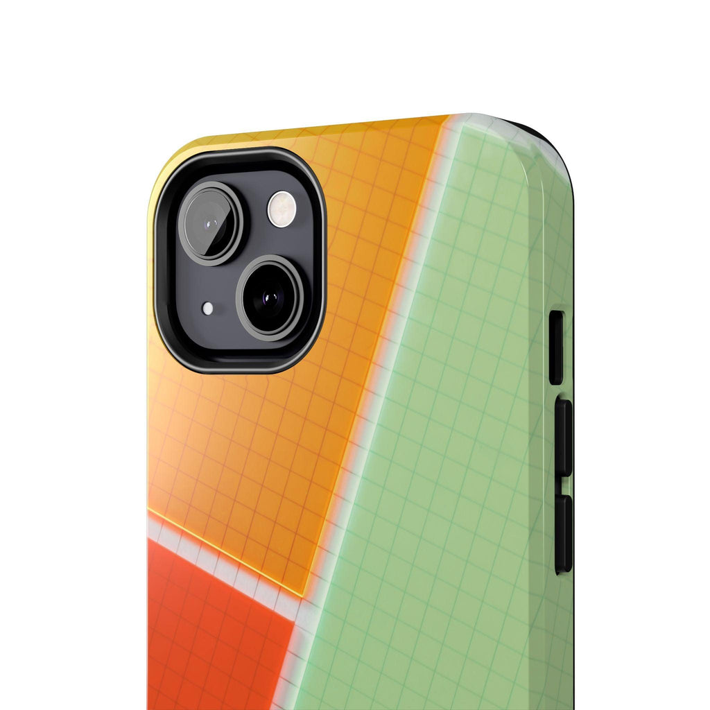 Four Colors Blocks With Shades Tough Phone Cases