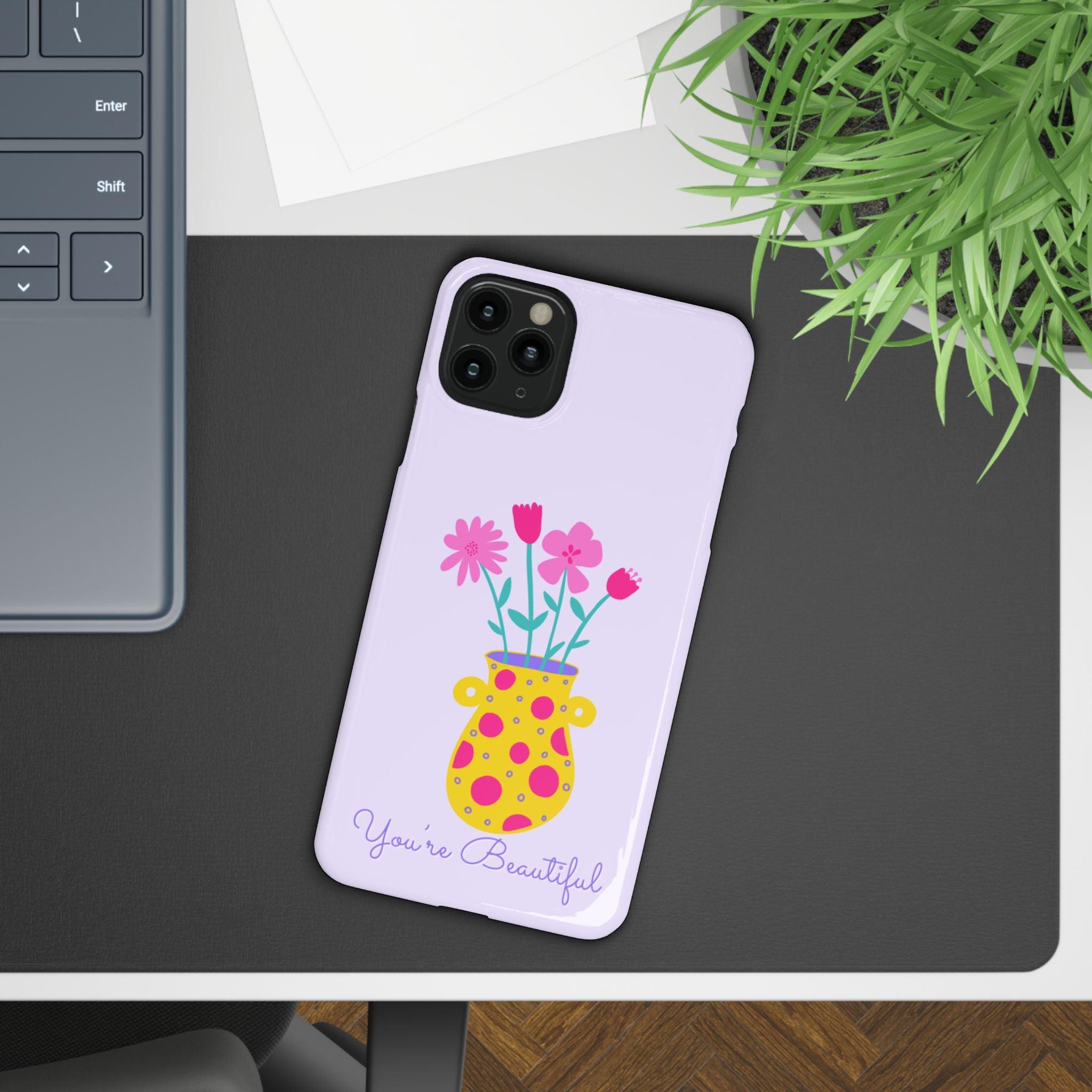Floral Pot Phone Case – Bloom with Style Everywhere You Go