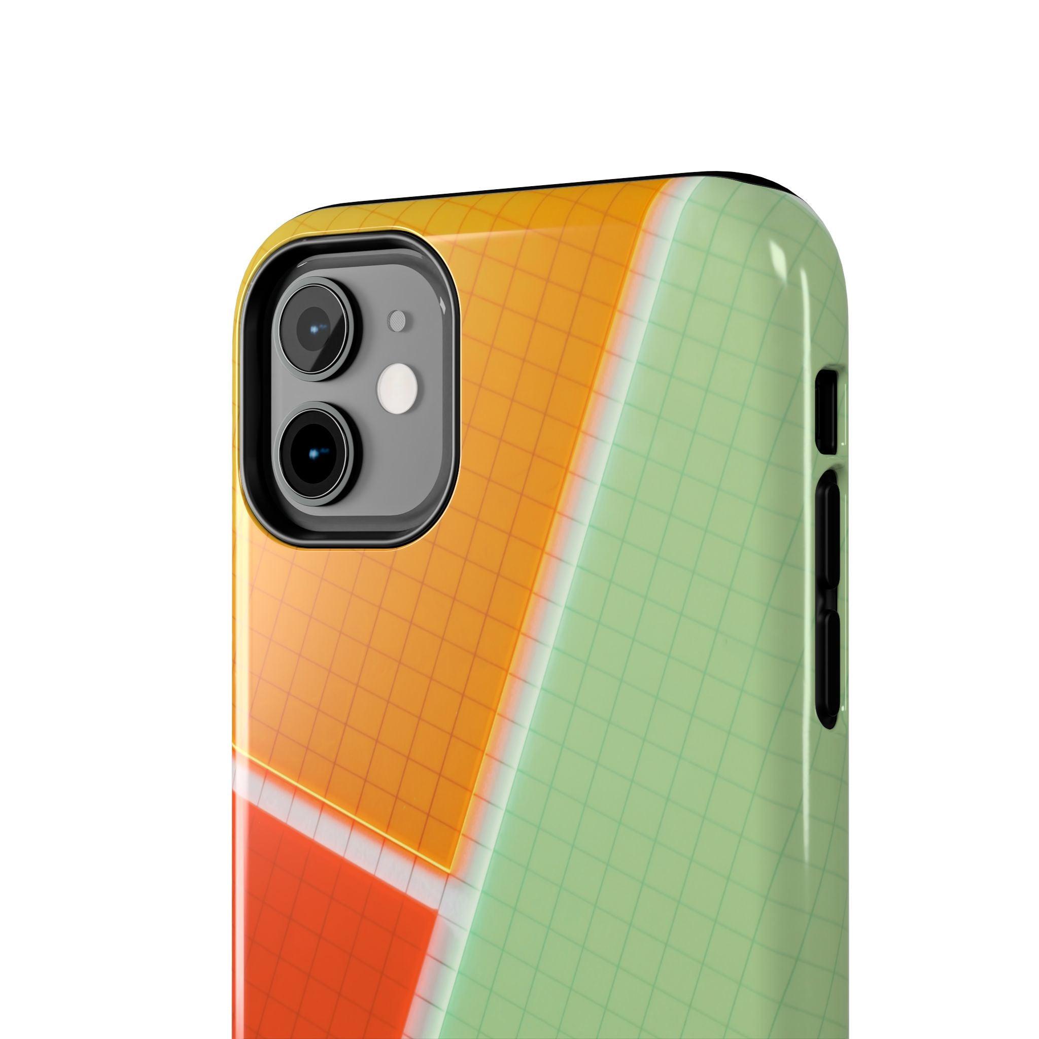 Four Colors Blocks With Shades Tough Phone Cases