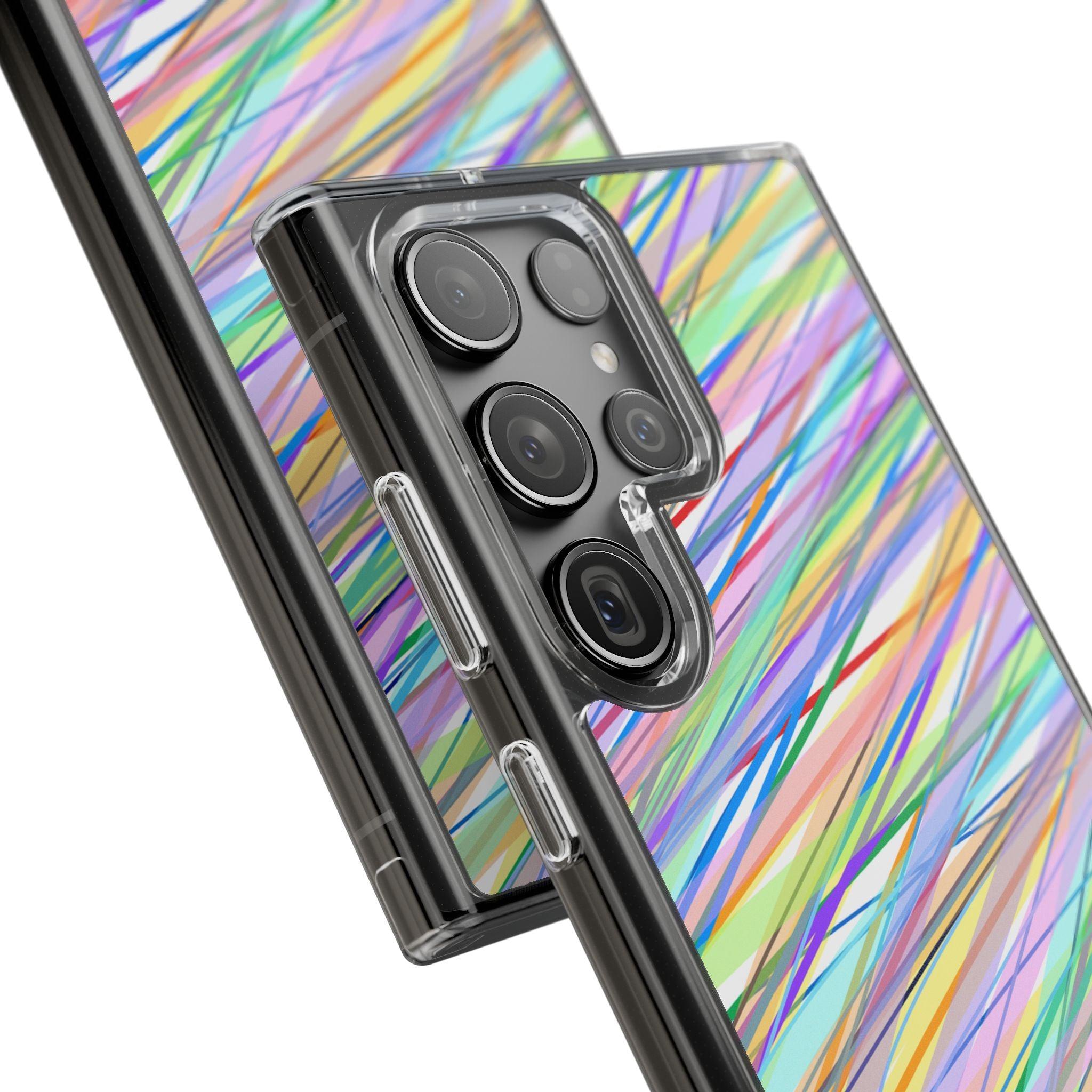 Threads Of Colors Clear Case