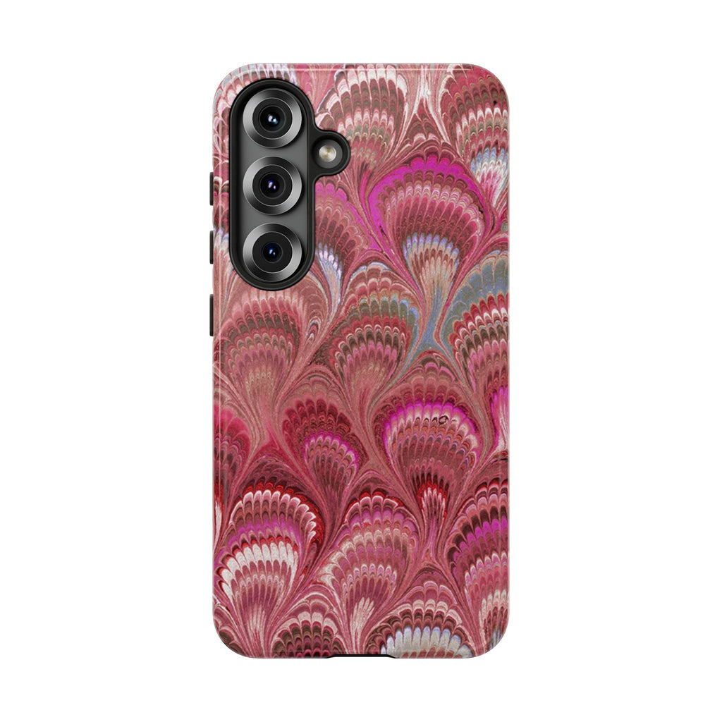 Shades of Pink Marbled Phone Case —  Dual Layer - Tough Protective Phone Cover