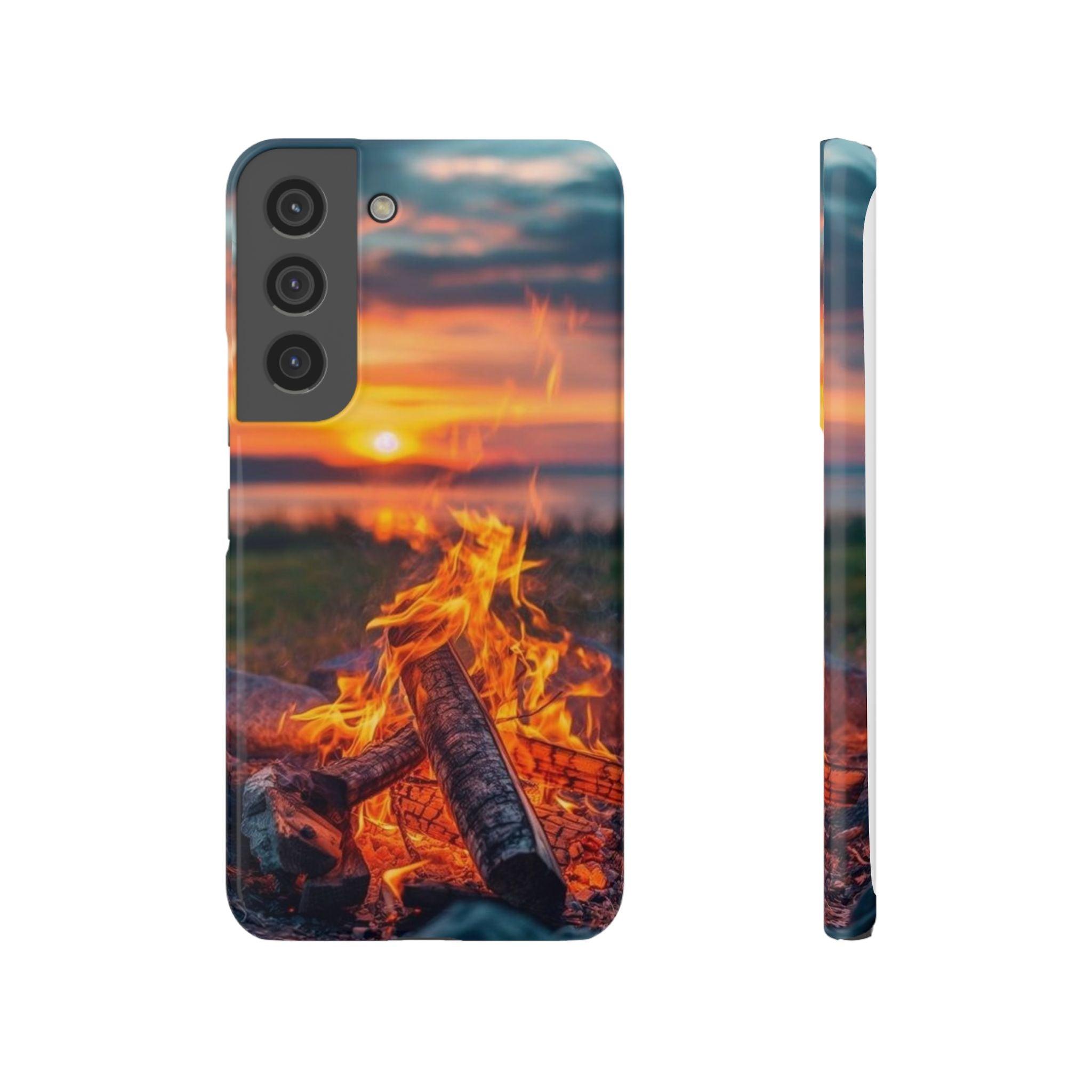 Woodland Fire Phone Case – Warmth of Nature’s Blaze on Your Device