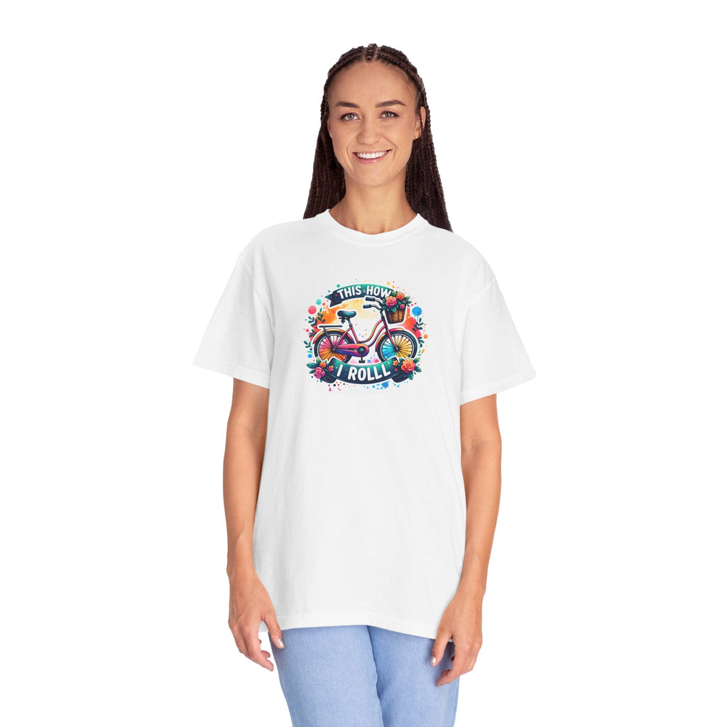 This Is How I Roll Bicycle Tee - Comfort Colors - DipaliZ