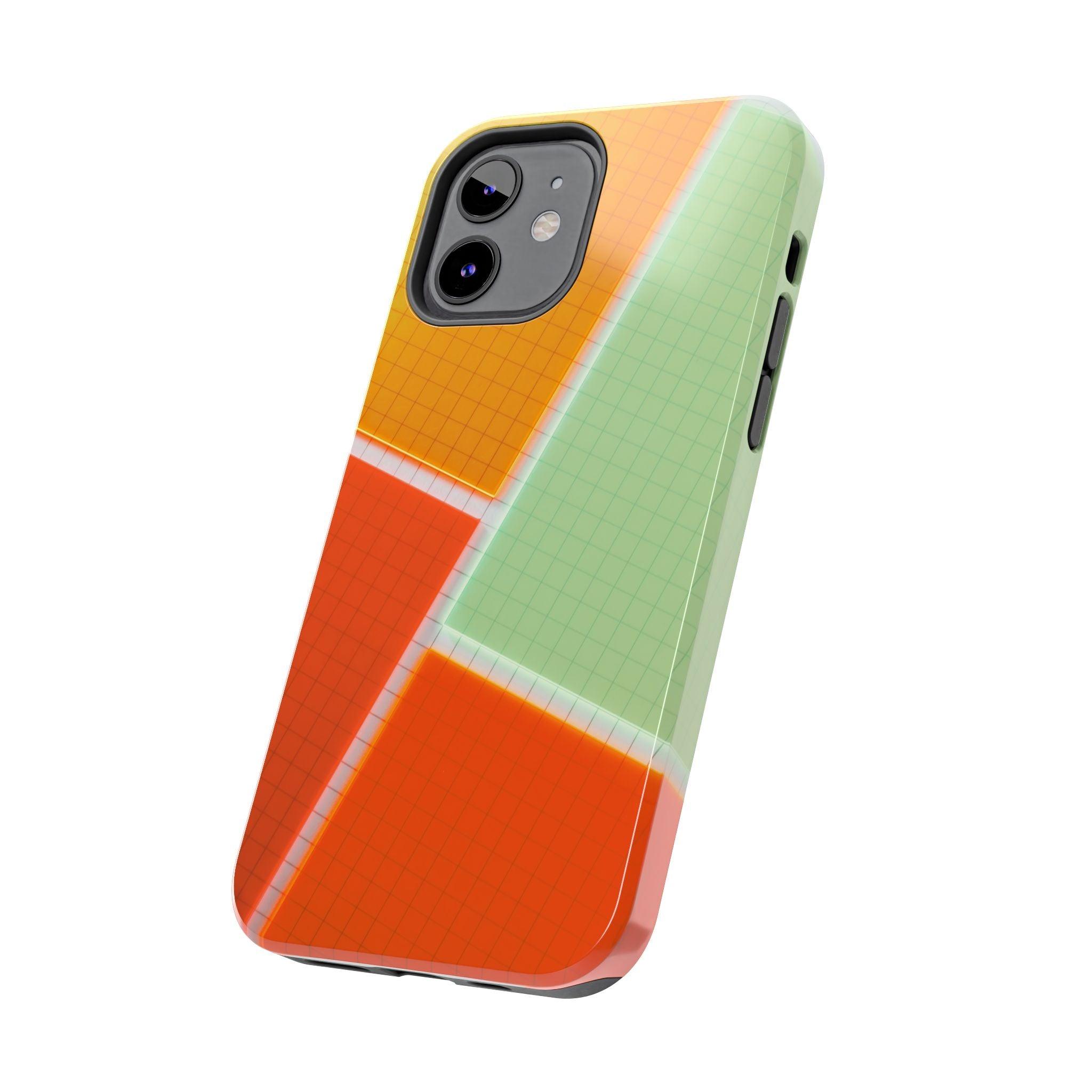 Four Colors Blocks With Shades Tough Phone Cases