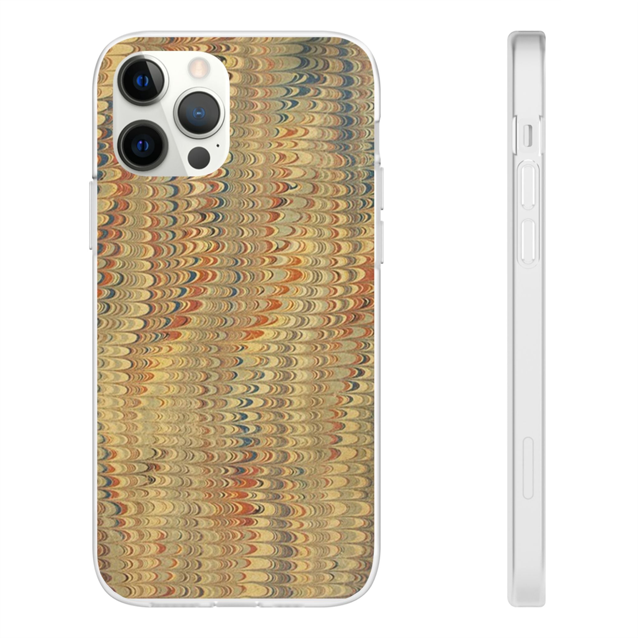 Golden Fall Neutrals Italian Marbled Design Stylish Phone Cases