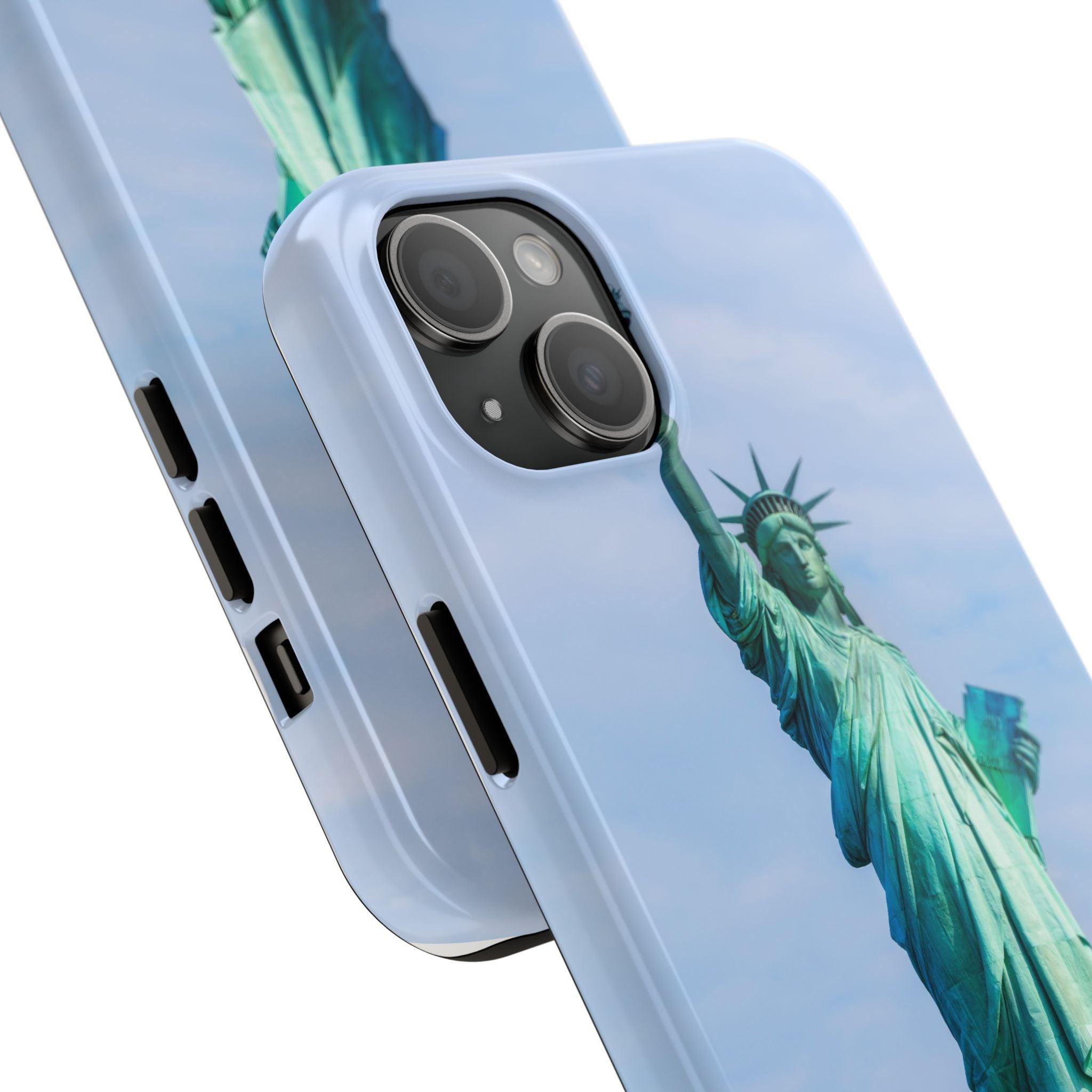 Statue of Liberty Printed Tough Phone Case - Iconic Freedom Design