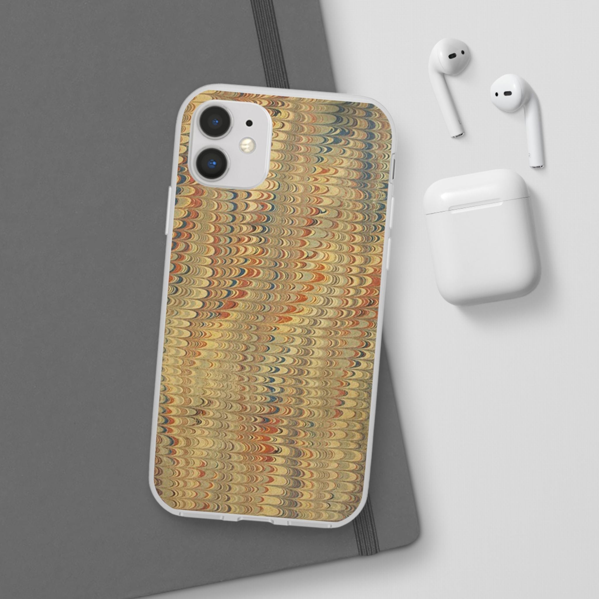 Golden Fall Neutrals Italian Marbled Design Stylish Phone Cases