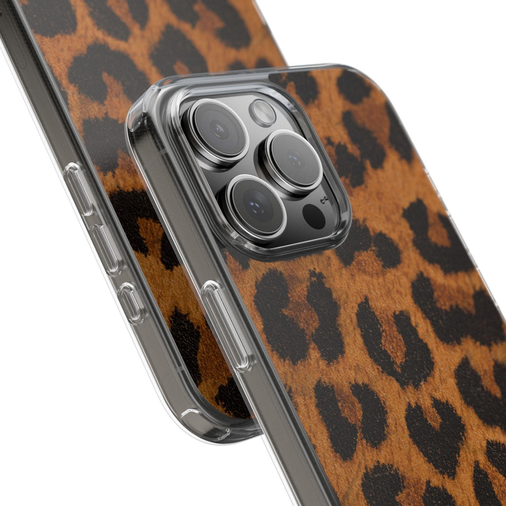 Clear Cases Cheeta Print