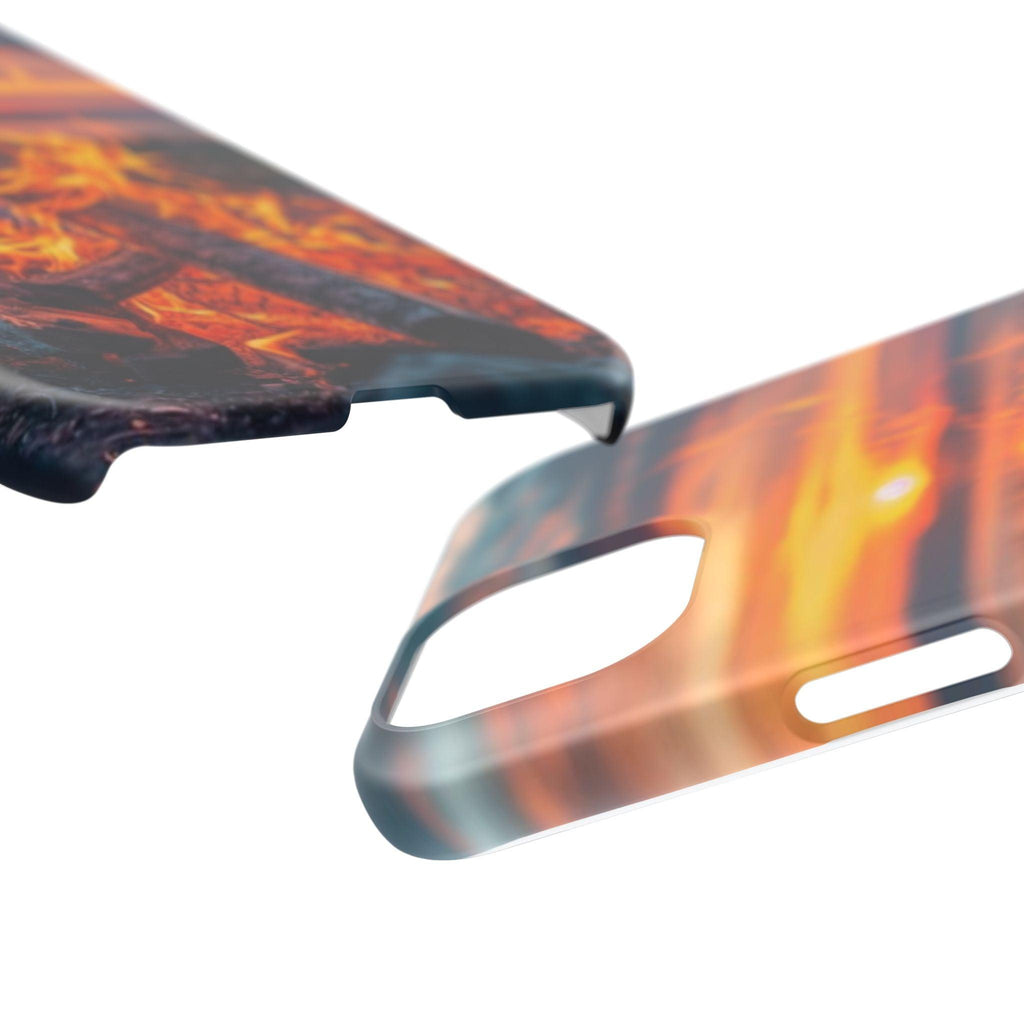 Woodland Fire Phone Case – Warmth of Nature’s Blaze on Your Device
