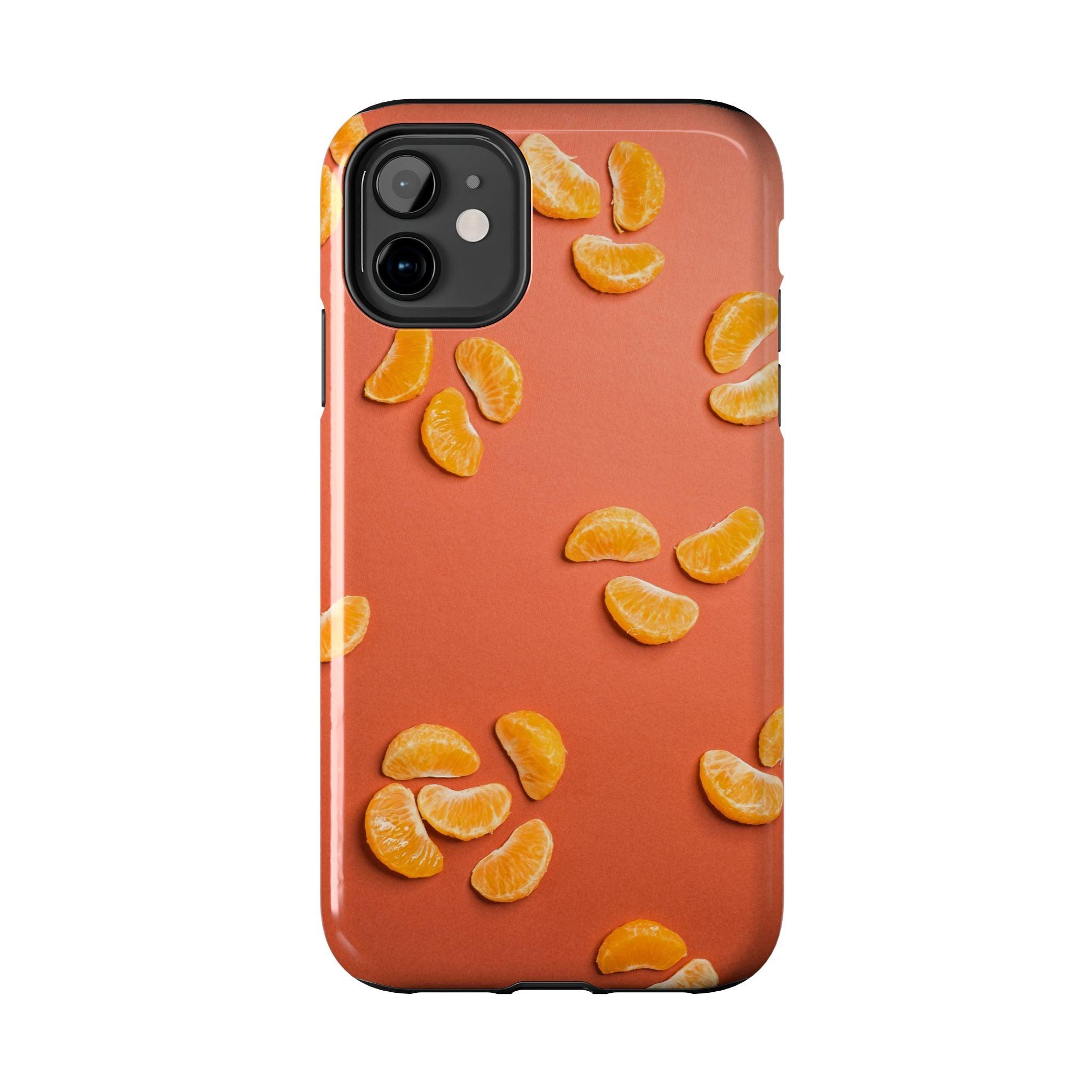 Peal Oranges printed Tough Phone Cases