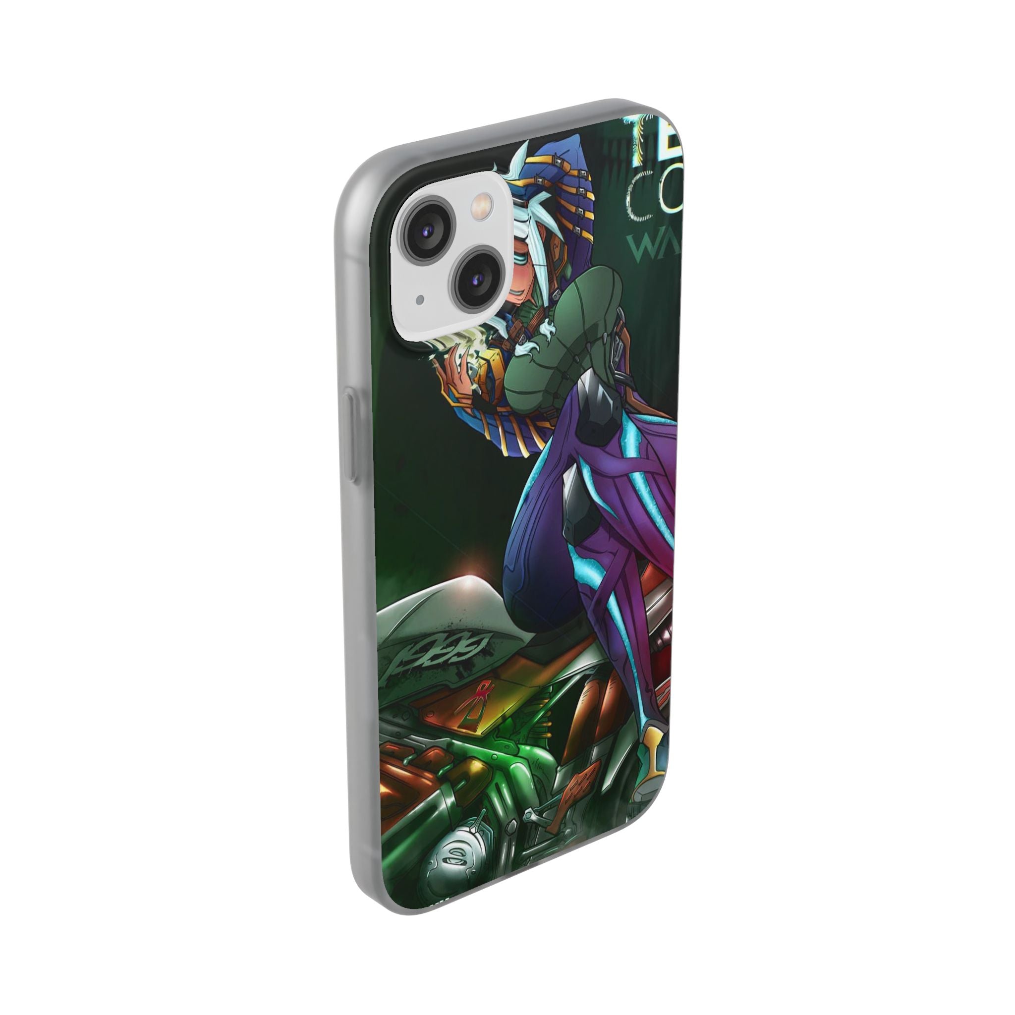 Anime-Inspired Phone Case - Flexi Cases, Custom Phone Cover, Gift for Her, Birthday Present, Unique Cell Phone Accessories