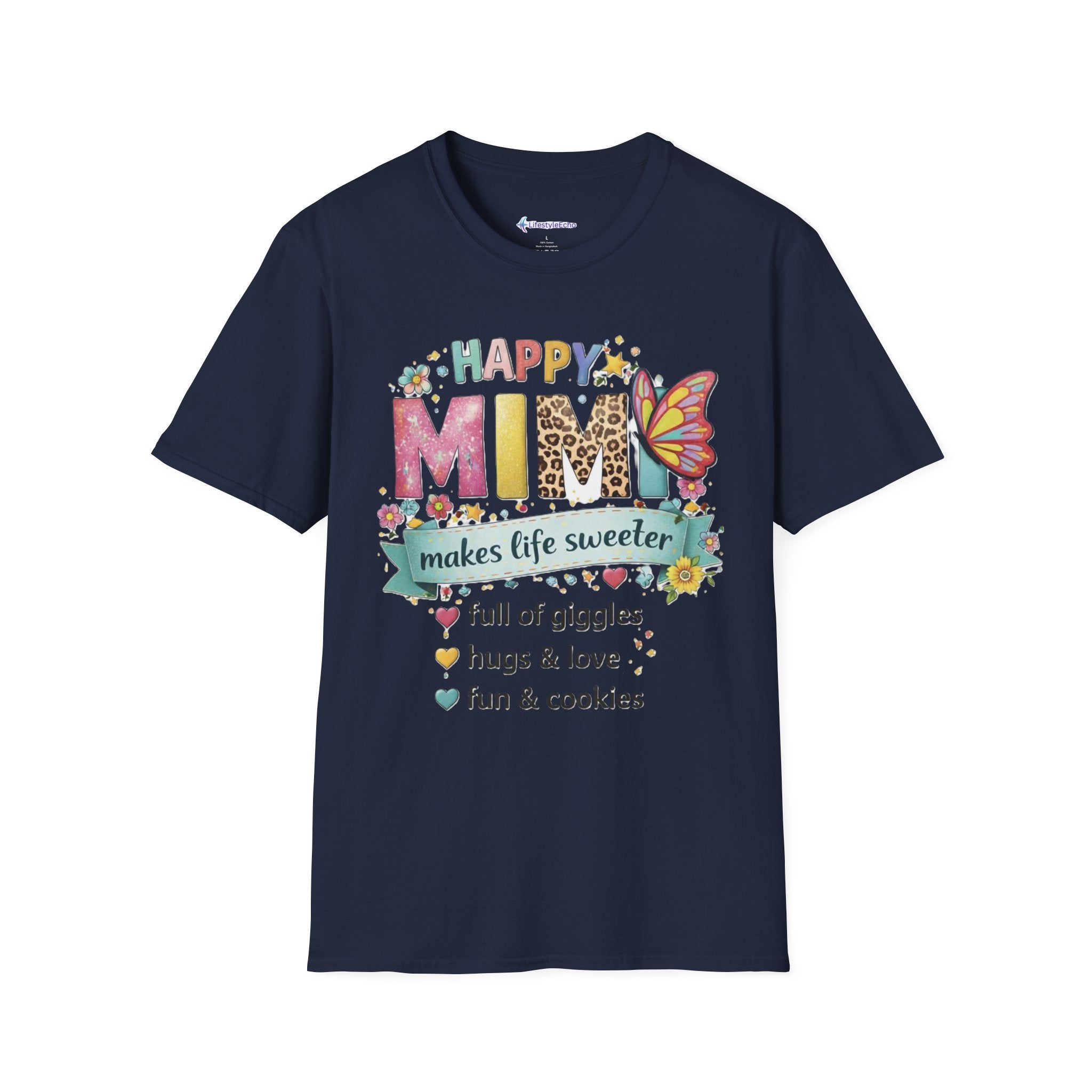 Happy Mimi T-Shirt – "Mimi Makes Life Sweeter" Grandma Gift Tee