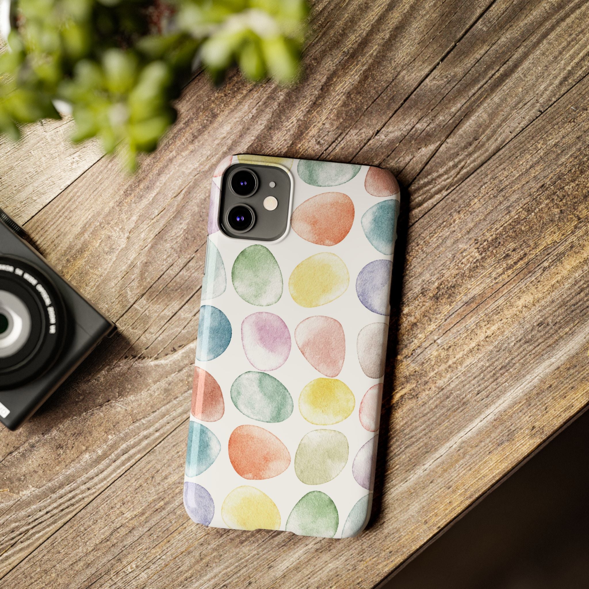 Colorful Watercolor Organic Circle Phone Cases