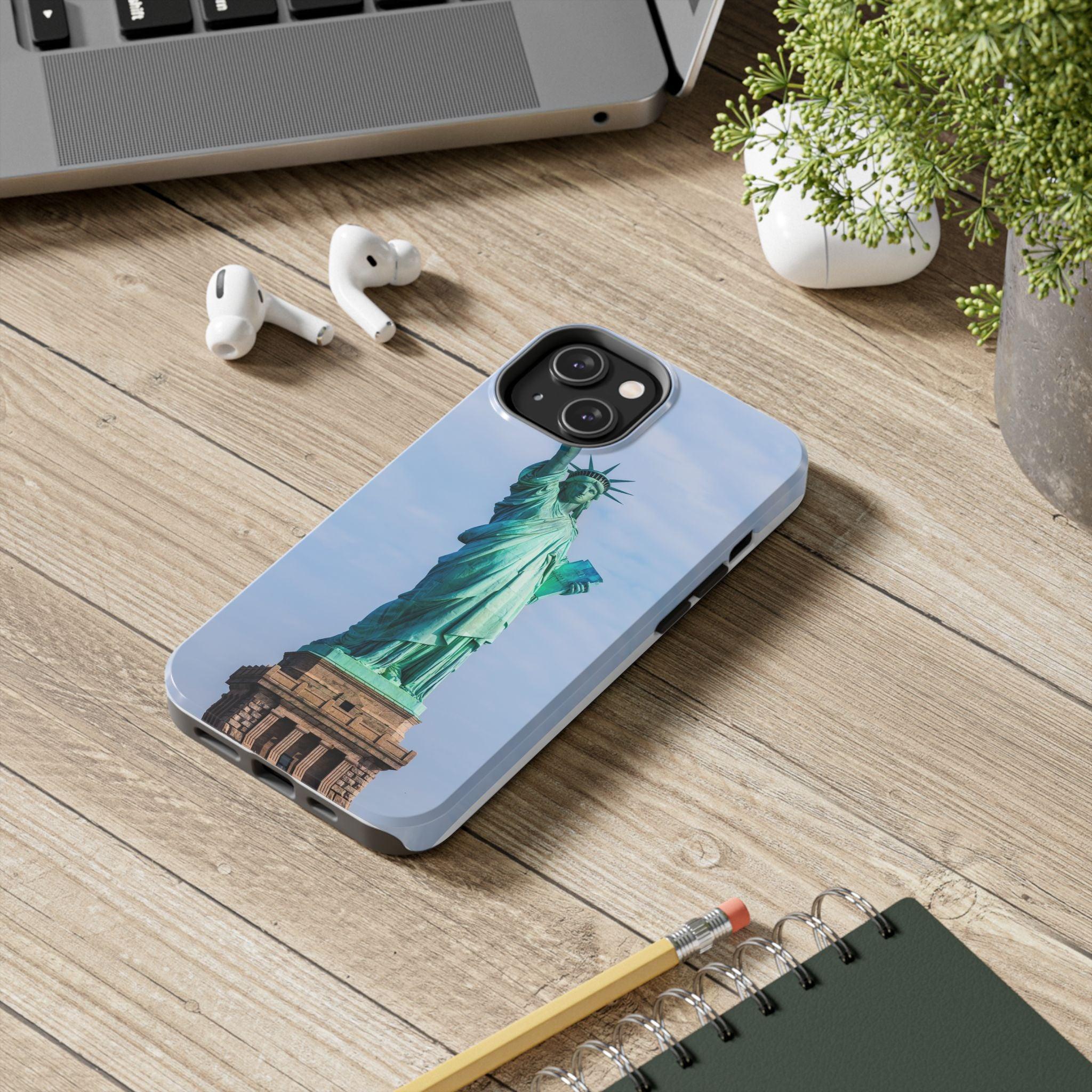 Statue of Liberty Printed Tough Phone Case - Iconic Freedom Design