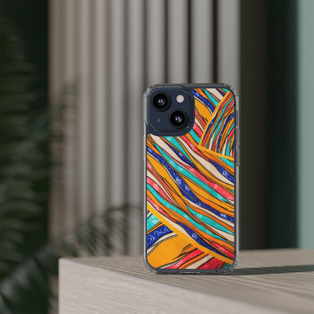 Clear Cases Stripes of  Powerful Colors