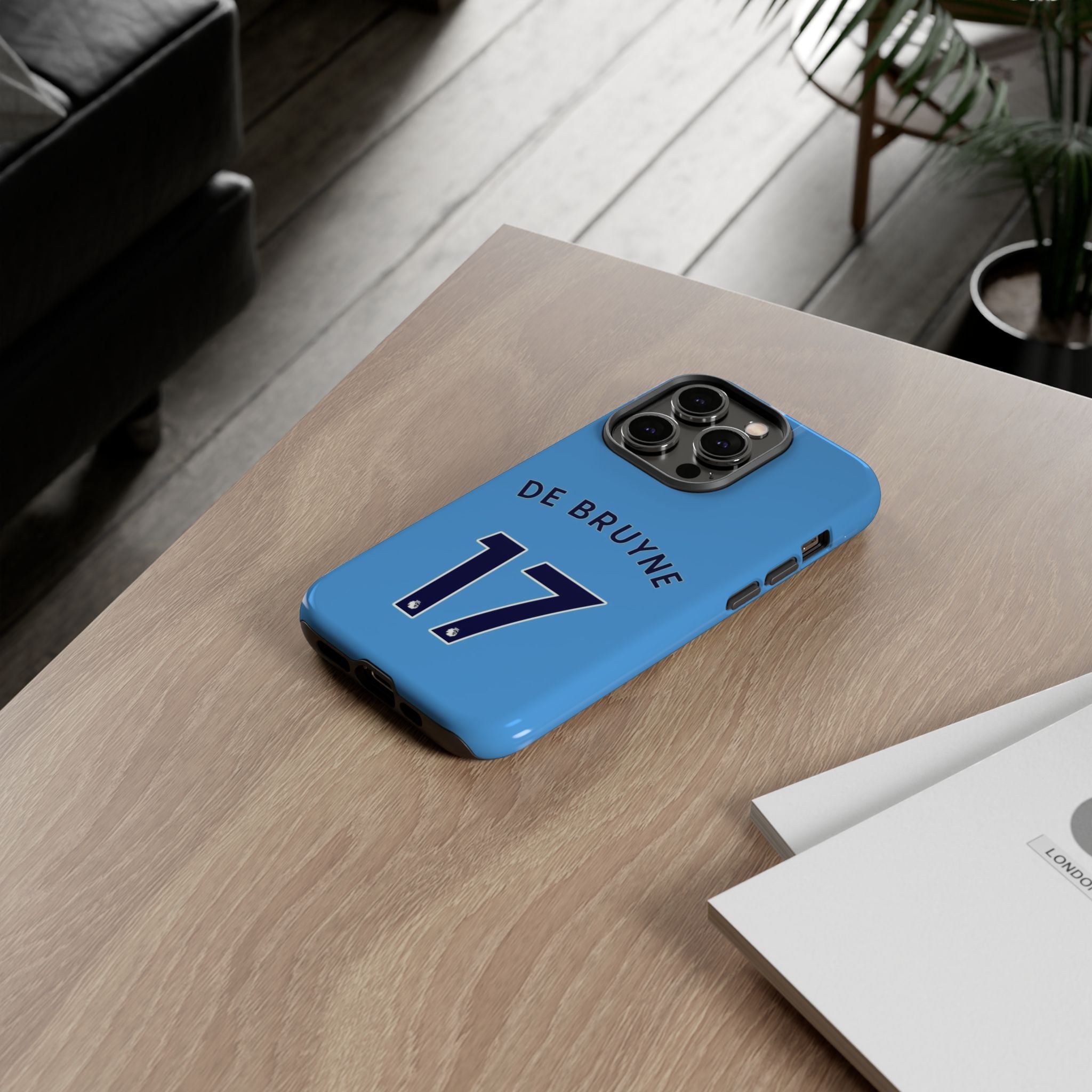 Kevin De Bruyne VisionGuard – Enhanced Protection & Sleek Design | Fits iPhone 8–16 Pro Max & Galaxy S10–S25 Ultra