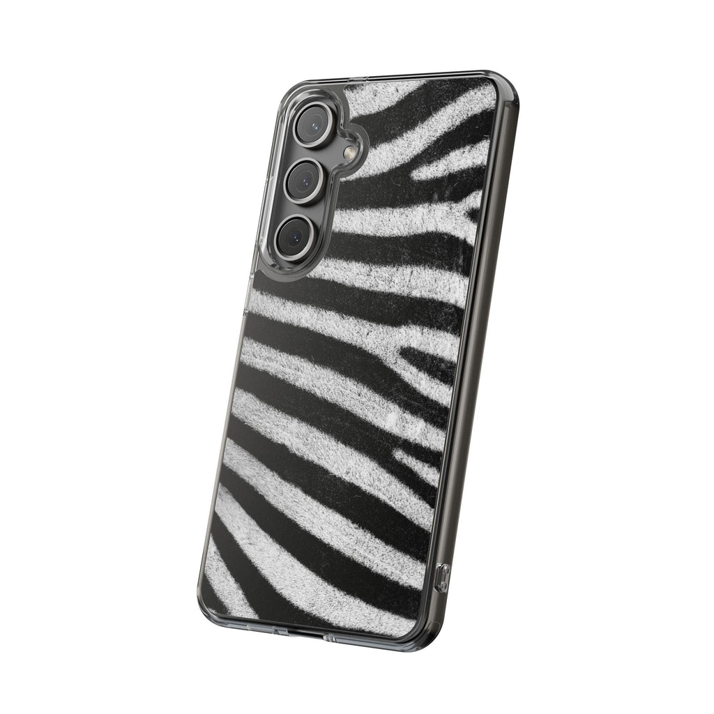 Clear Cases Black and White Zebra Stripes