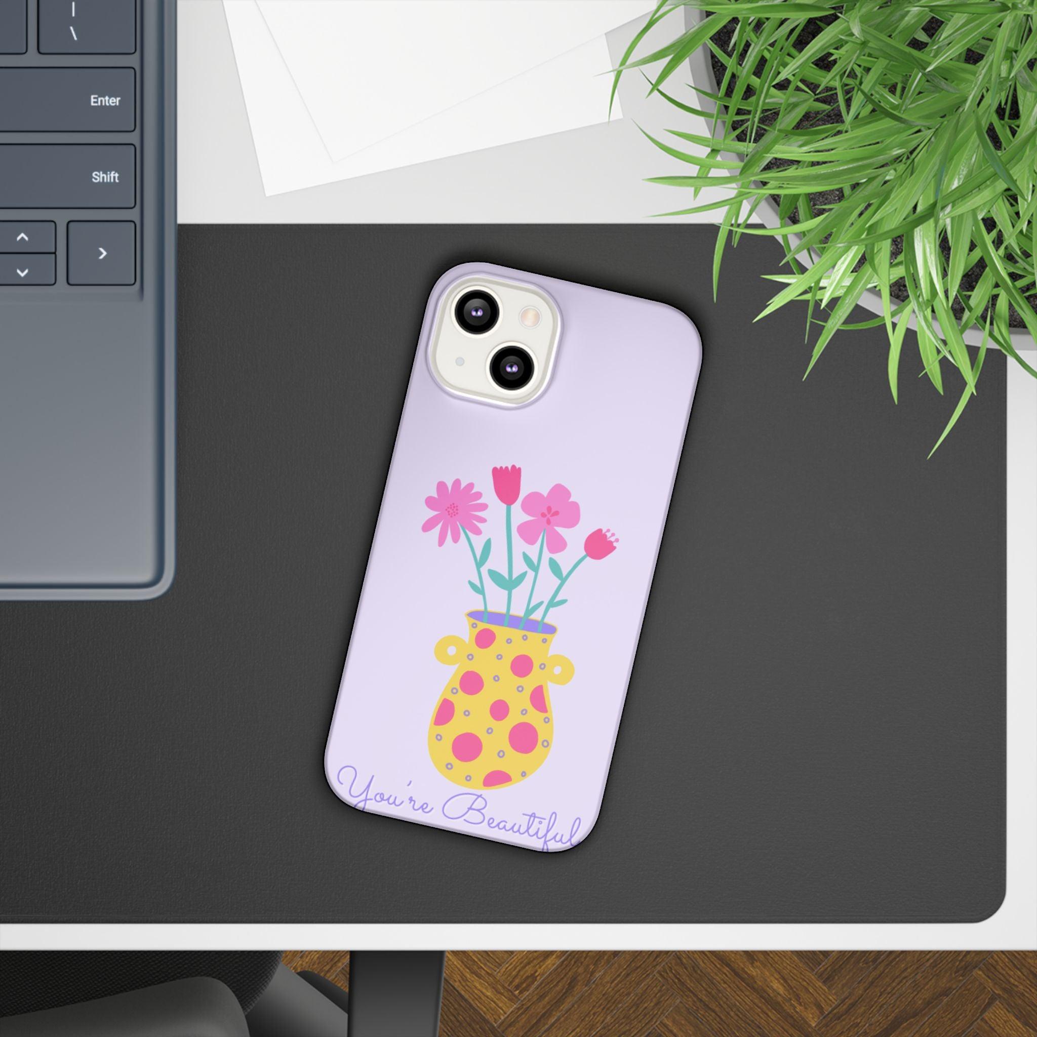 Floral Pot Phone Case – Bloom with Style Everywhere You Go