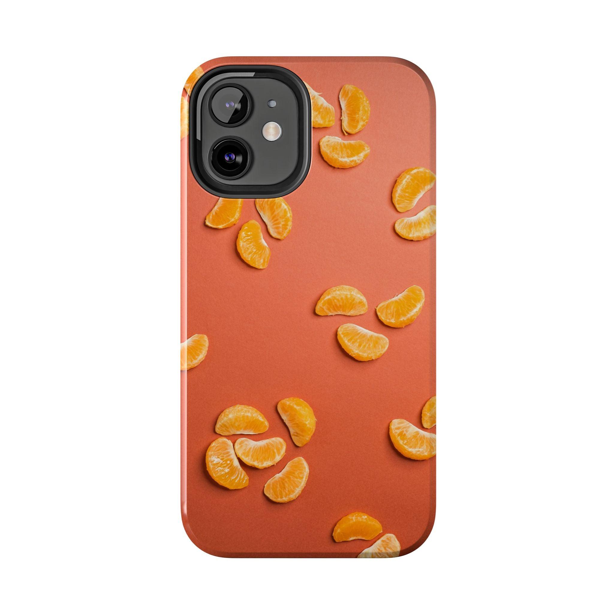 Peal Oranges printed Tough Phone Cases