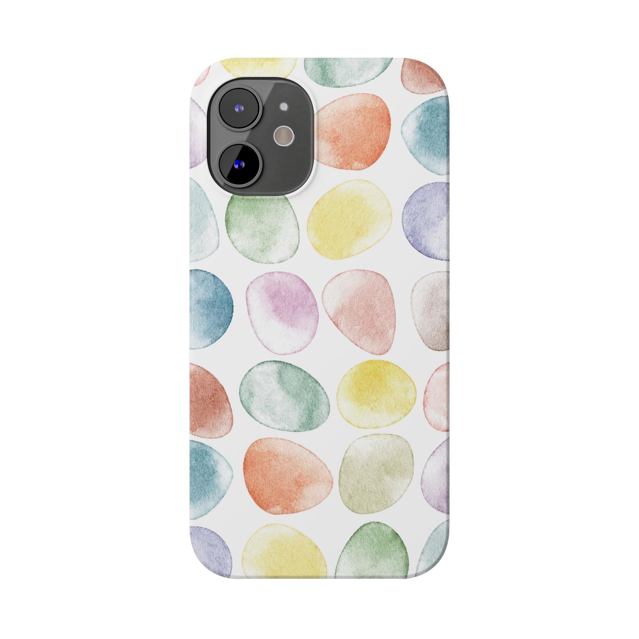 Colorful Watercolor Organic Circle Phone Cases