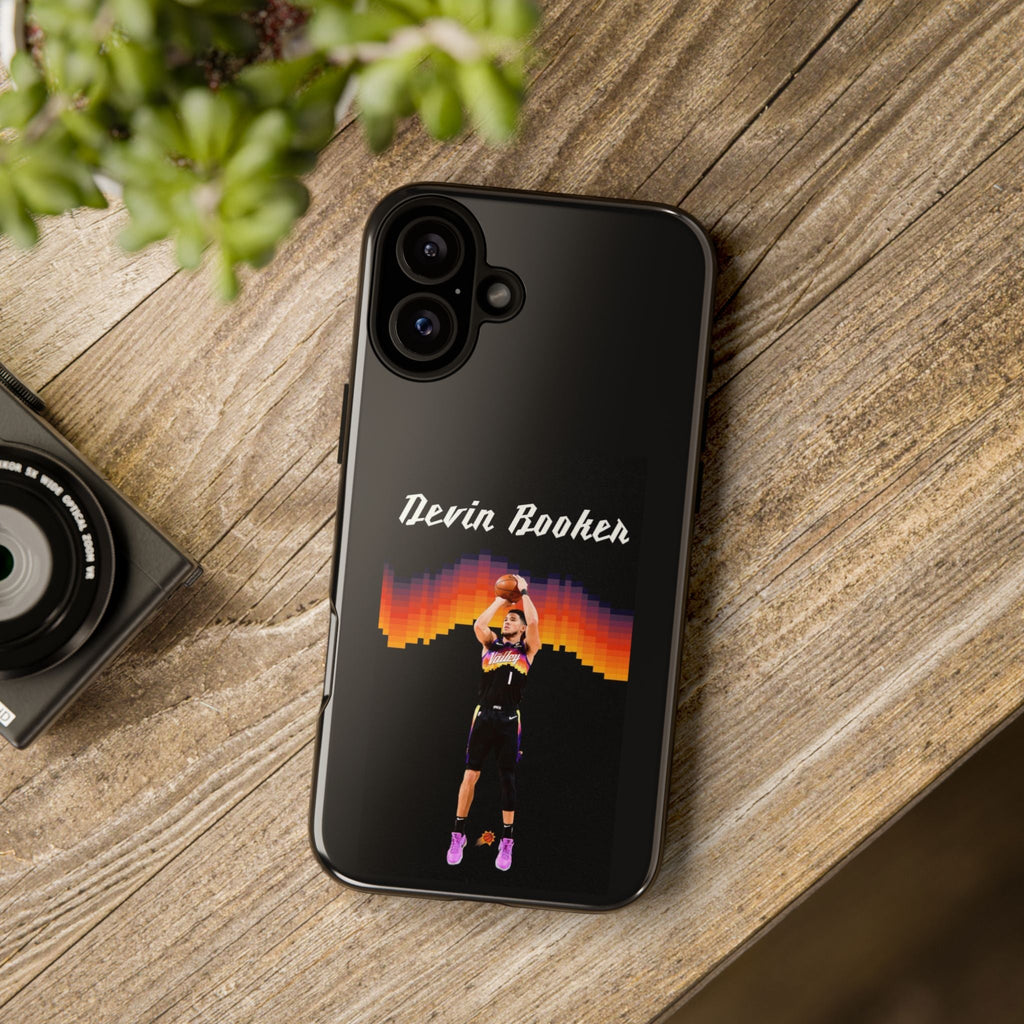 Devin Booker Precision Blaze Series – Dual-Layer ShockGuard Protection | Fits iPhone 8–16 Pro Max & Samsung Galaxy S10–S25 Ultra