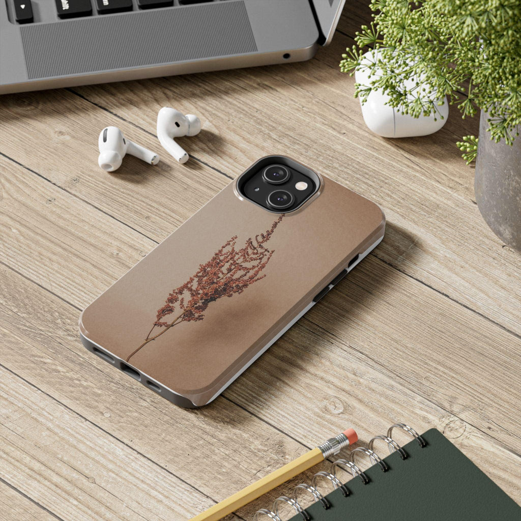Brown Dry Leaf Tough Phone Cases