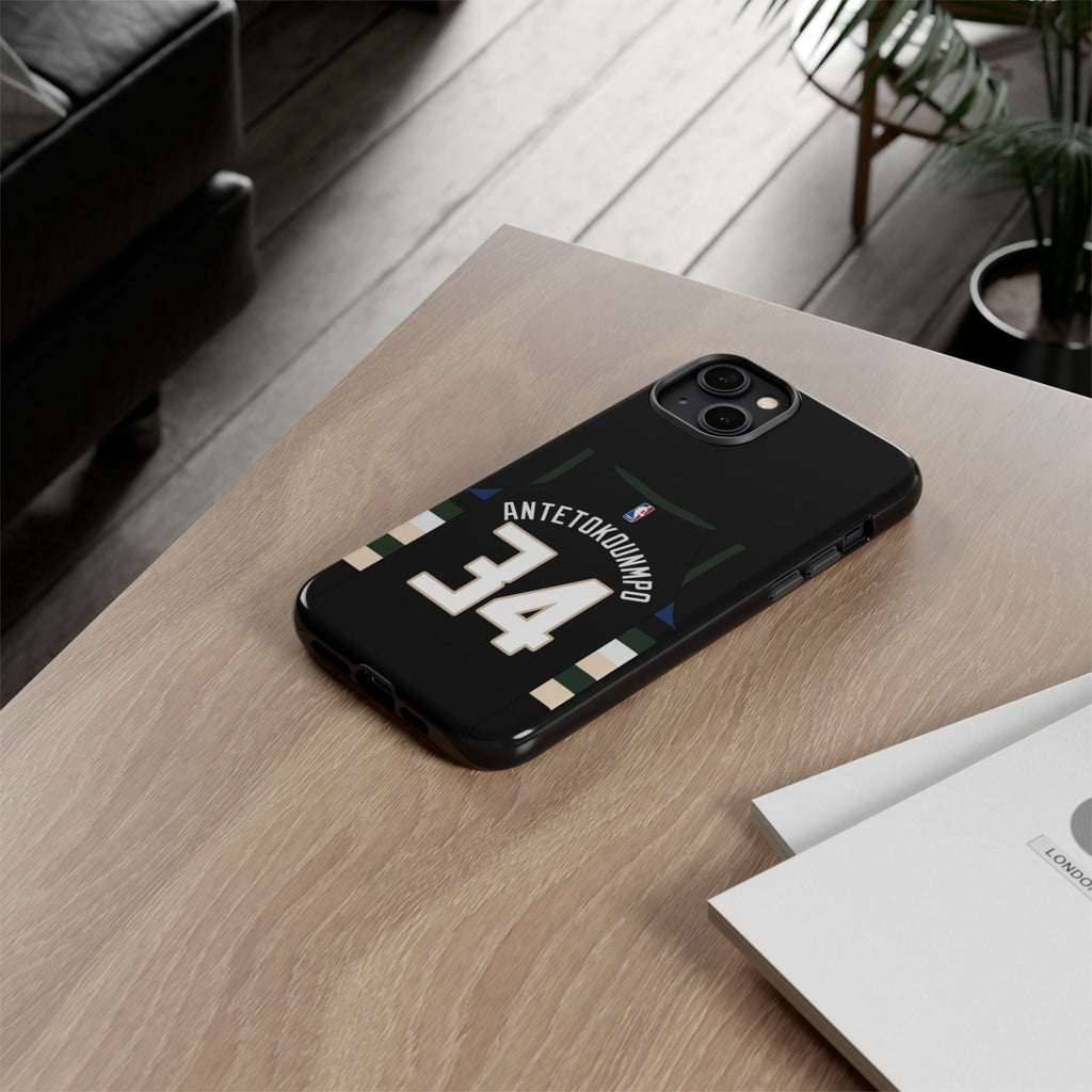 Giannis Antetokounmpo Force Drive Edition – Heavy-Duty ShockGuard Layers, Athletic Slim Fit | iPhone 8–16 Pro Max & Samsung S10–S25 Ultra Supported