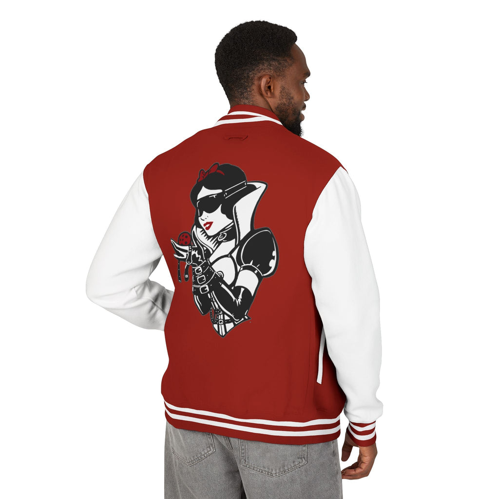 Snow White Unisex Heavyweight Letterman Jacket