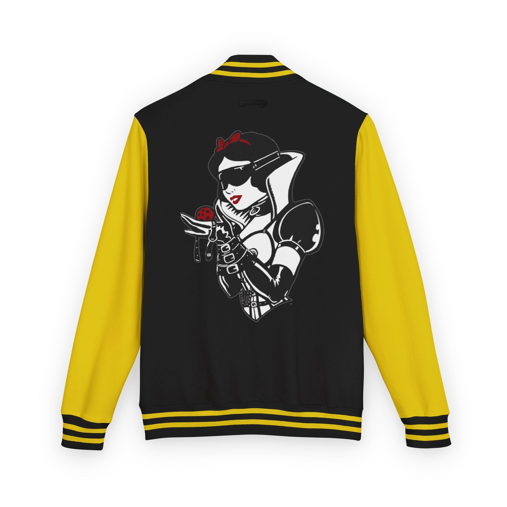 Snow White Unisex Heavyweight Letterman Jacket