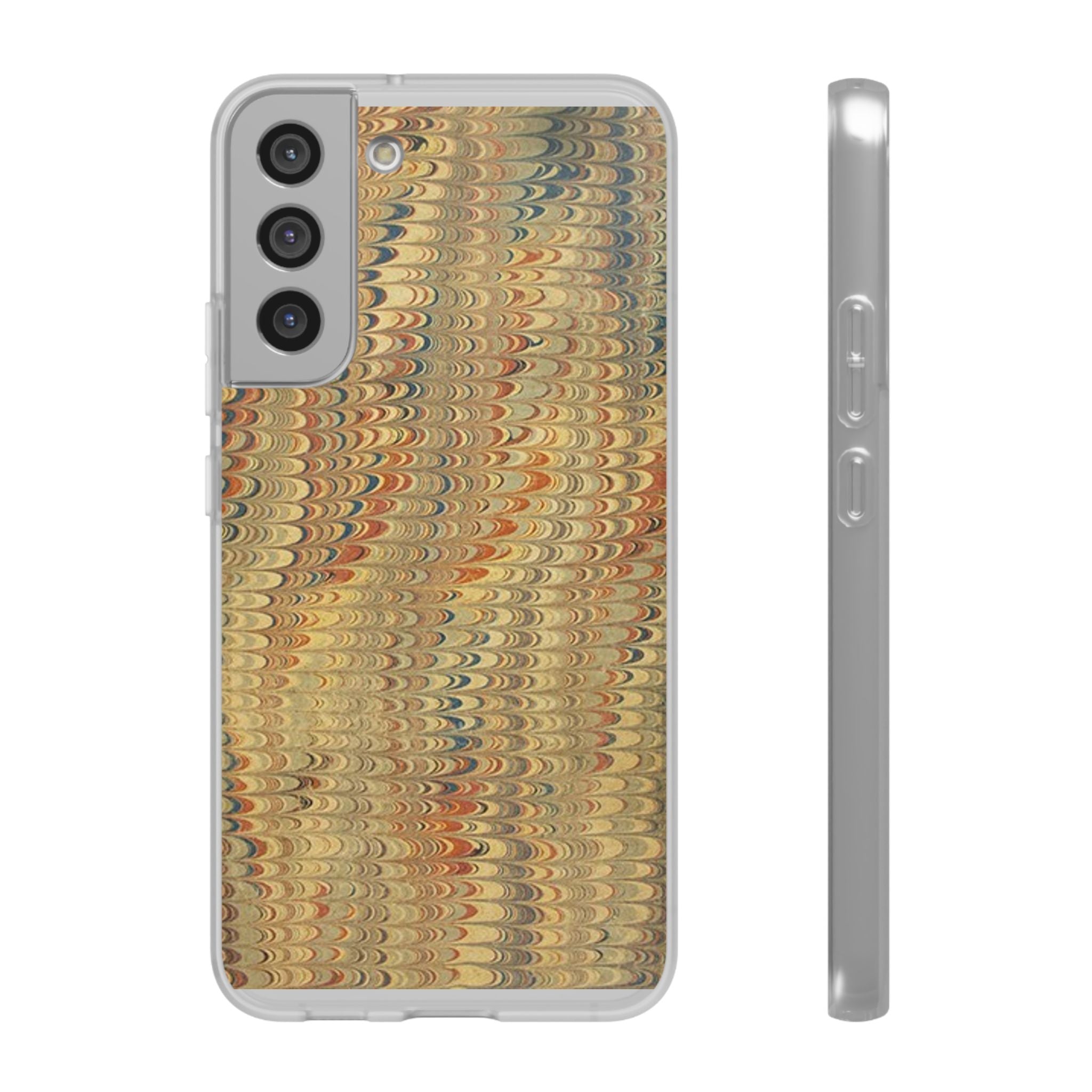 Golden Fall Neutrals Italian Marbled Design Stylish Phone Cases