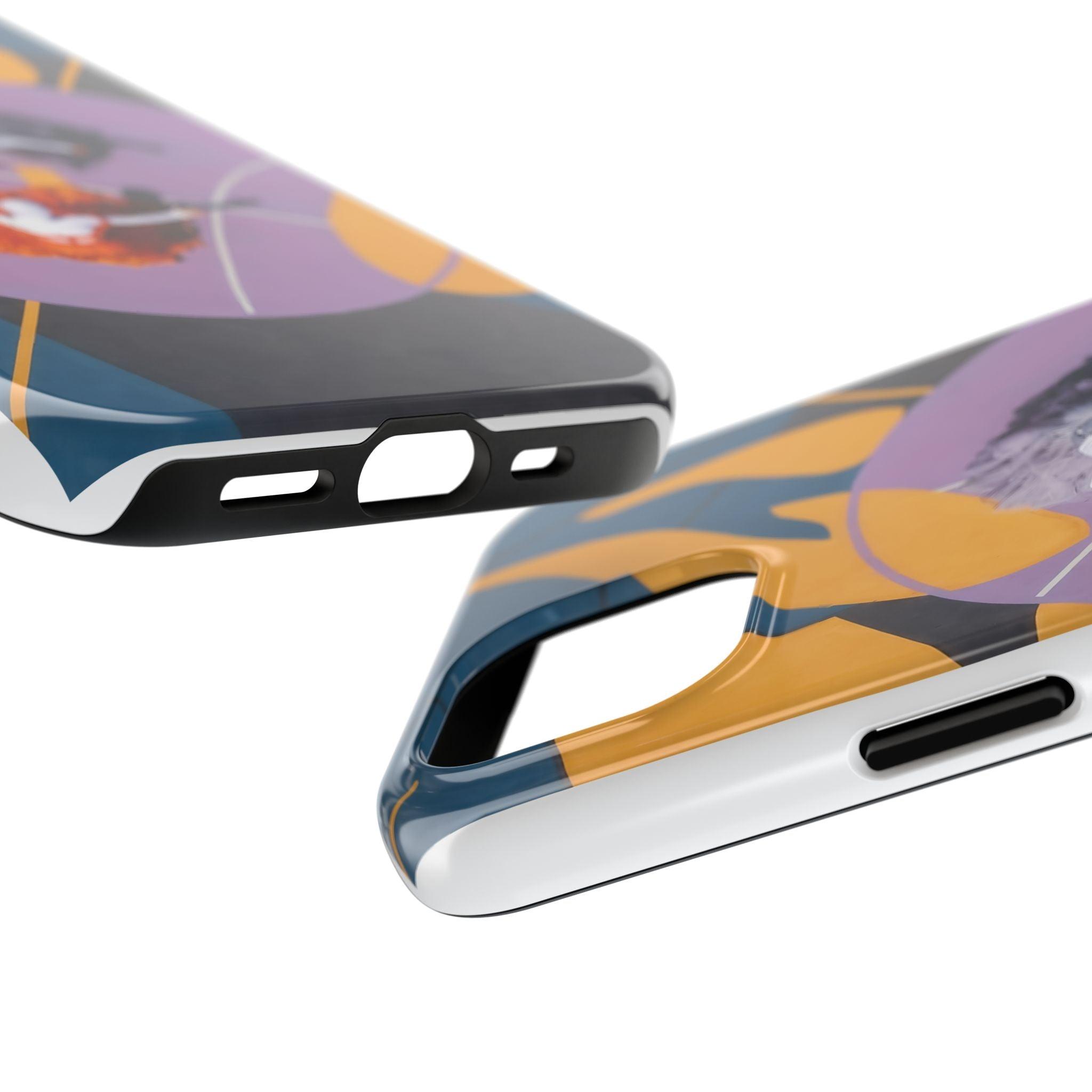 Two Womens Play basket ball Tough Phone Cases