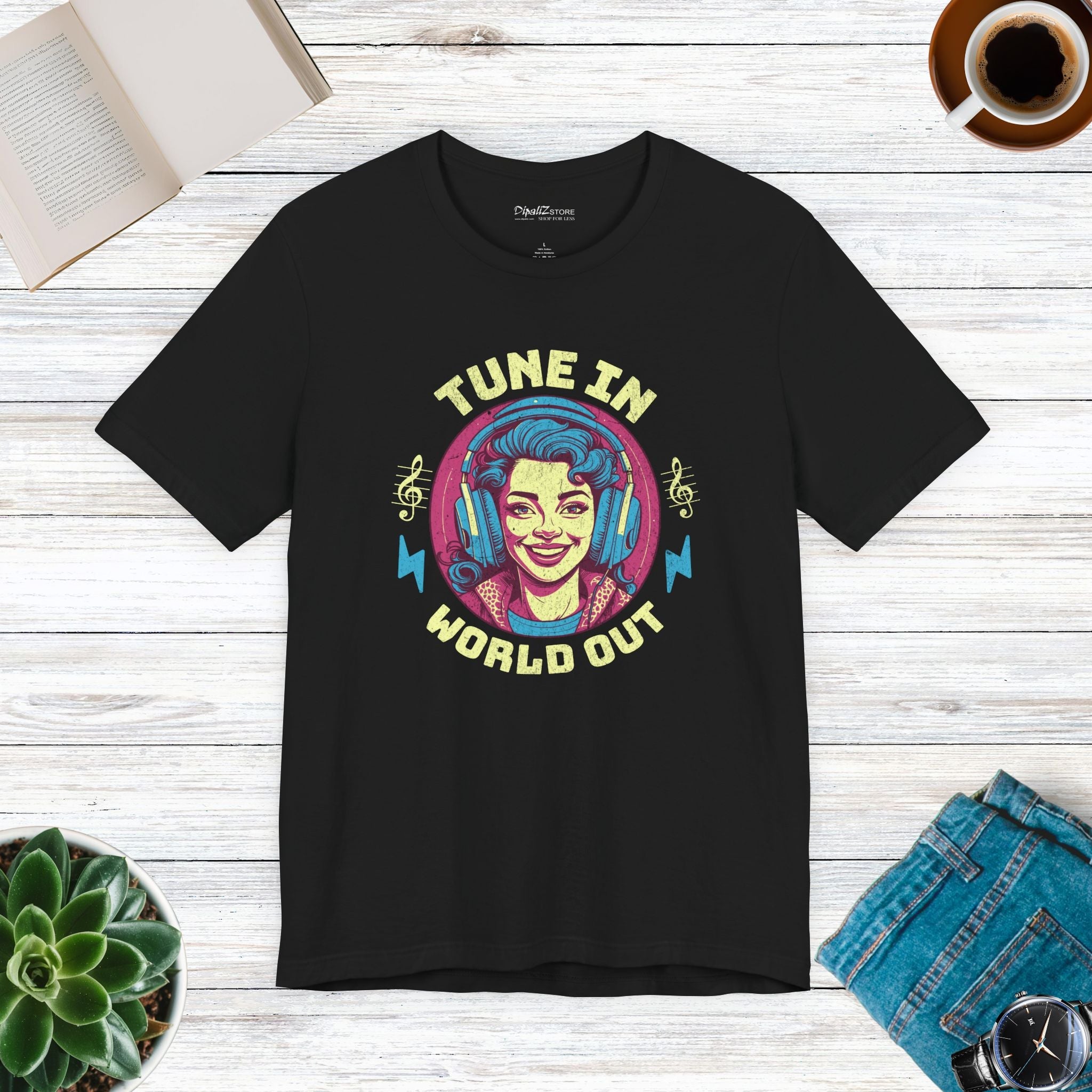 Music Lover Tee - Unisex Jersey Short Sleeve - DipaliZ