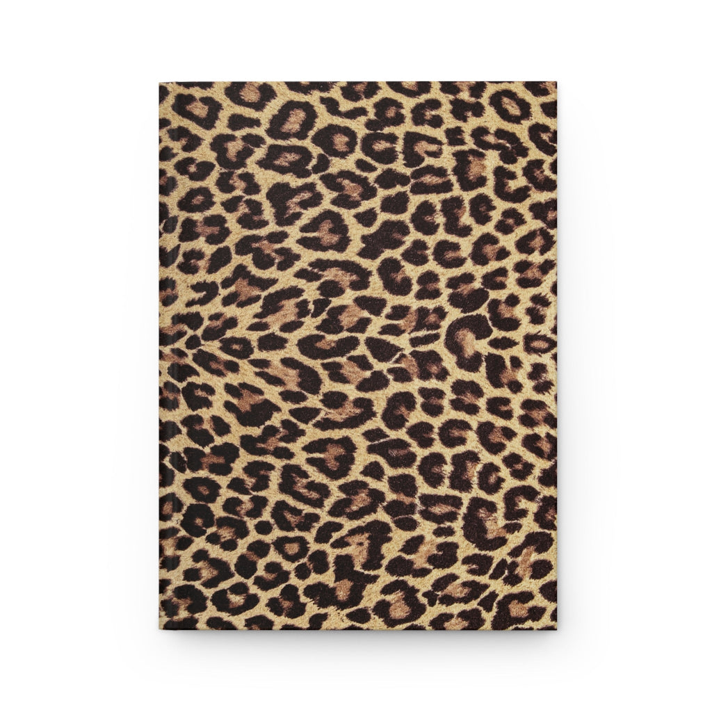 Leopard Print on Hardcover Journal Matte