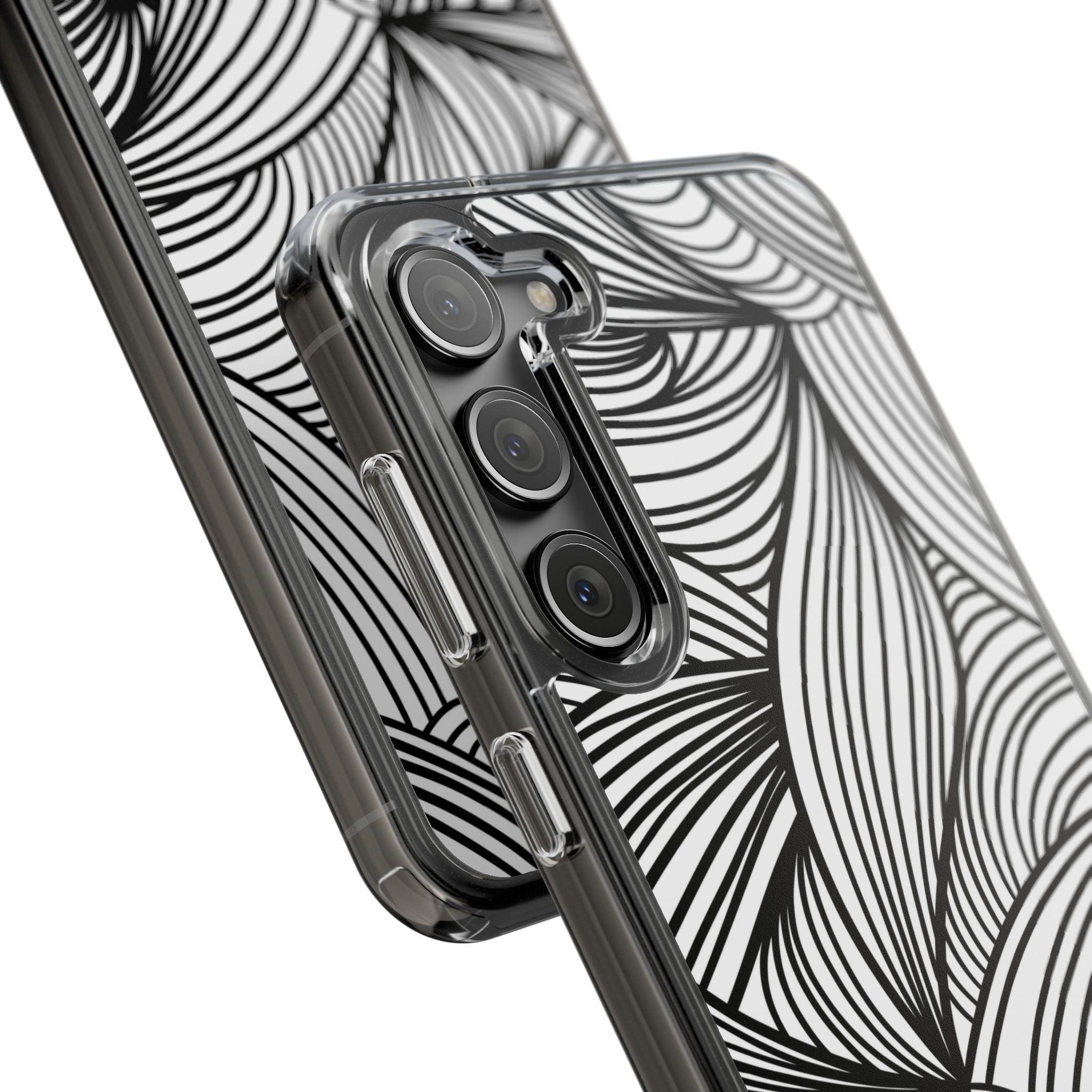 Black and White Illusion Clear Cases