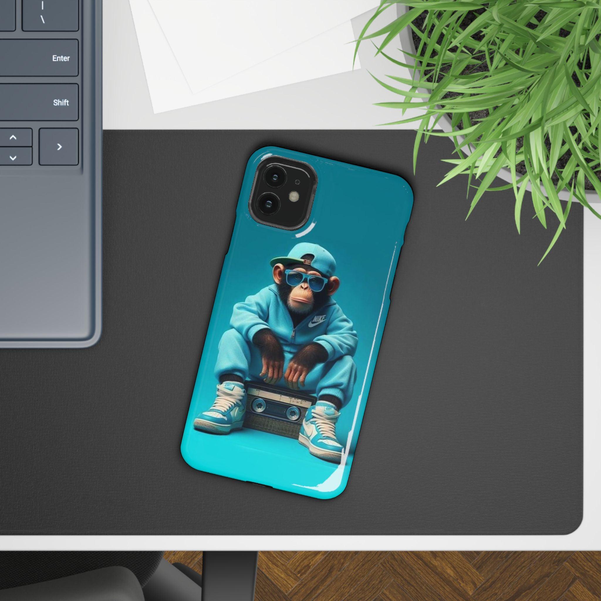 Monkey Madness Phone Case – Unleash the Fun with Cartoon Style!