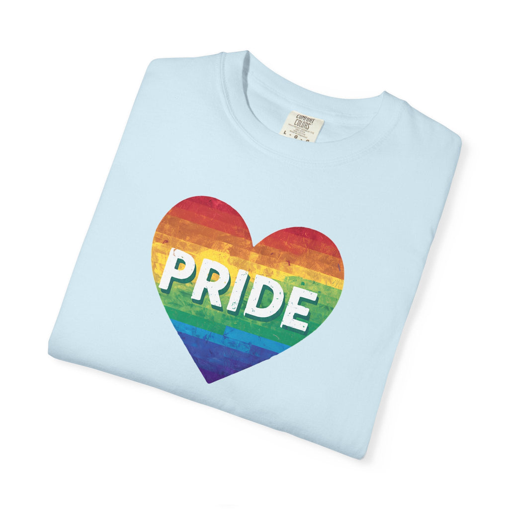 Gay Pride Rainbow Tee - Garment Dyed Comfort Colors - DipaliZ