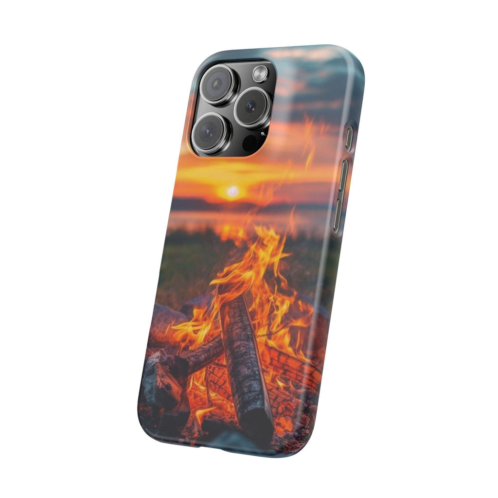 Woodland Fire Phone Case – Warmth of Nature’s Blaze on Your Device