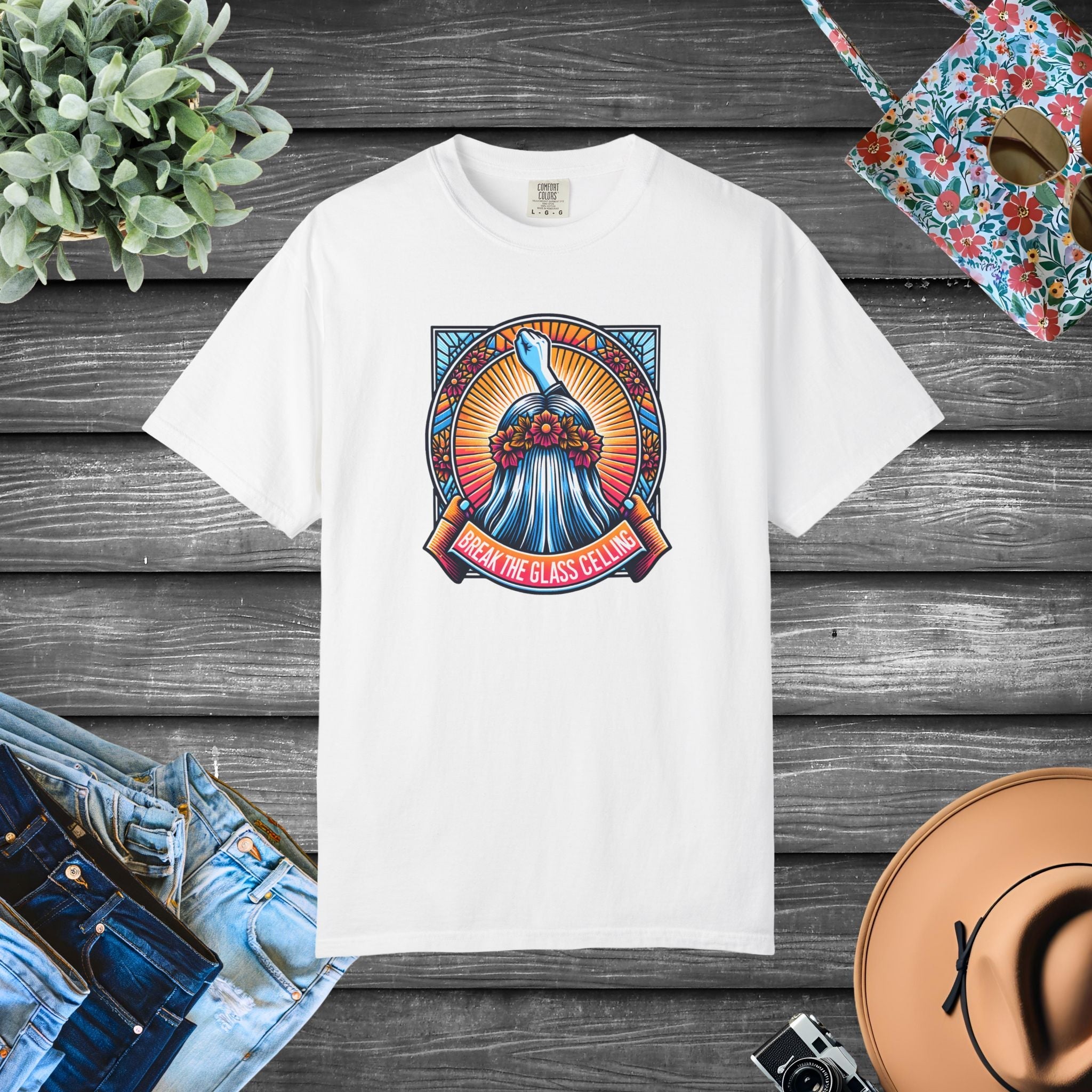 Break The Glass Ceiling Tee - Women's Day Unisex - DipaliZ