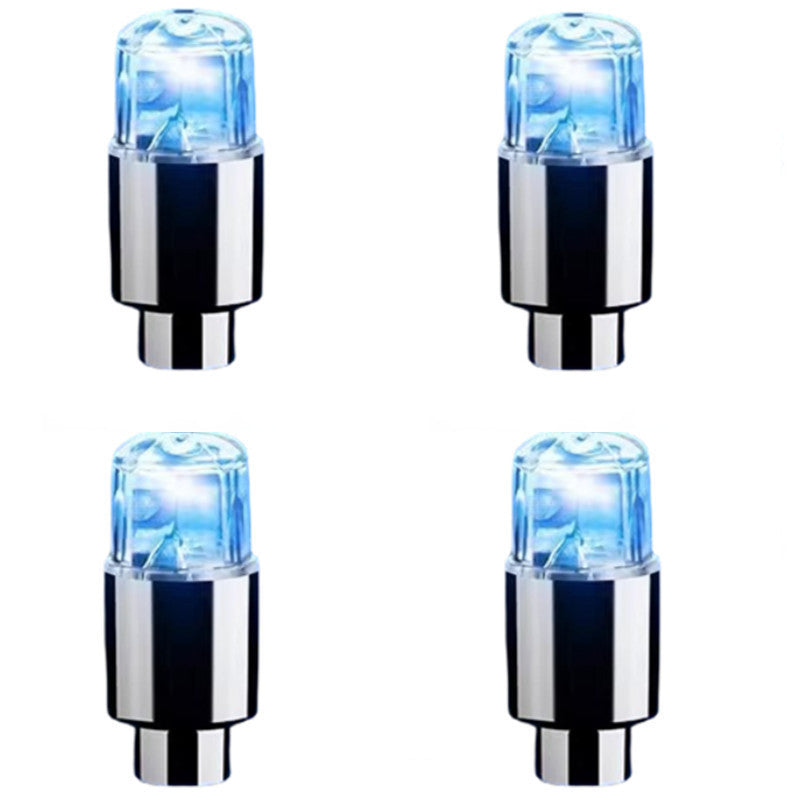 Mountain Bike Electric Motorcycle Inflating Valve Light Wheel Tire Core Hot Wheels Colorful Light