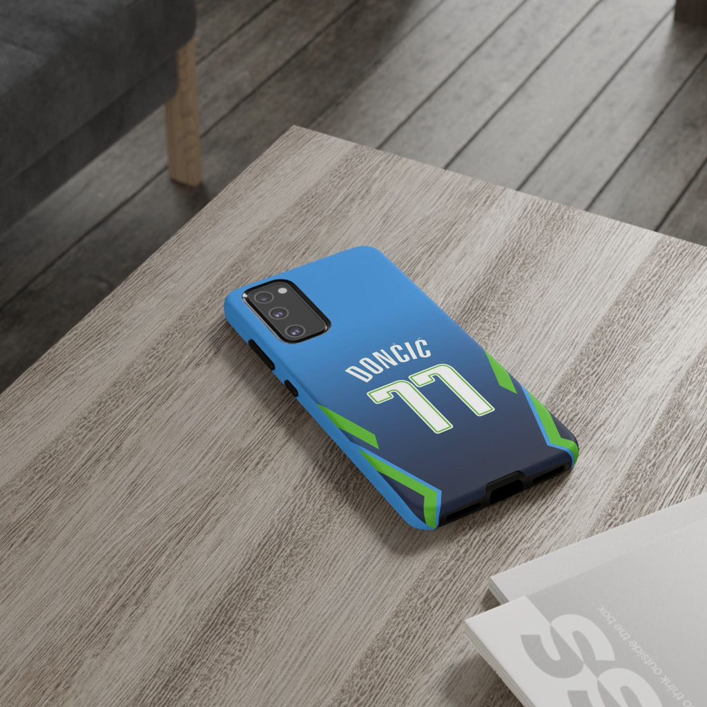 Luka Dončić Ice Vision Edition – Rugged Dual-Layer Build, Slim Fit | Compatible with iPhone 8–16 Pro Max & Samsung Galaxy S10–S25 Ultra